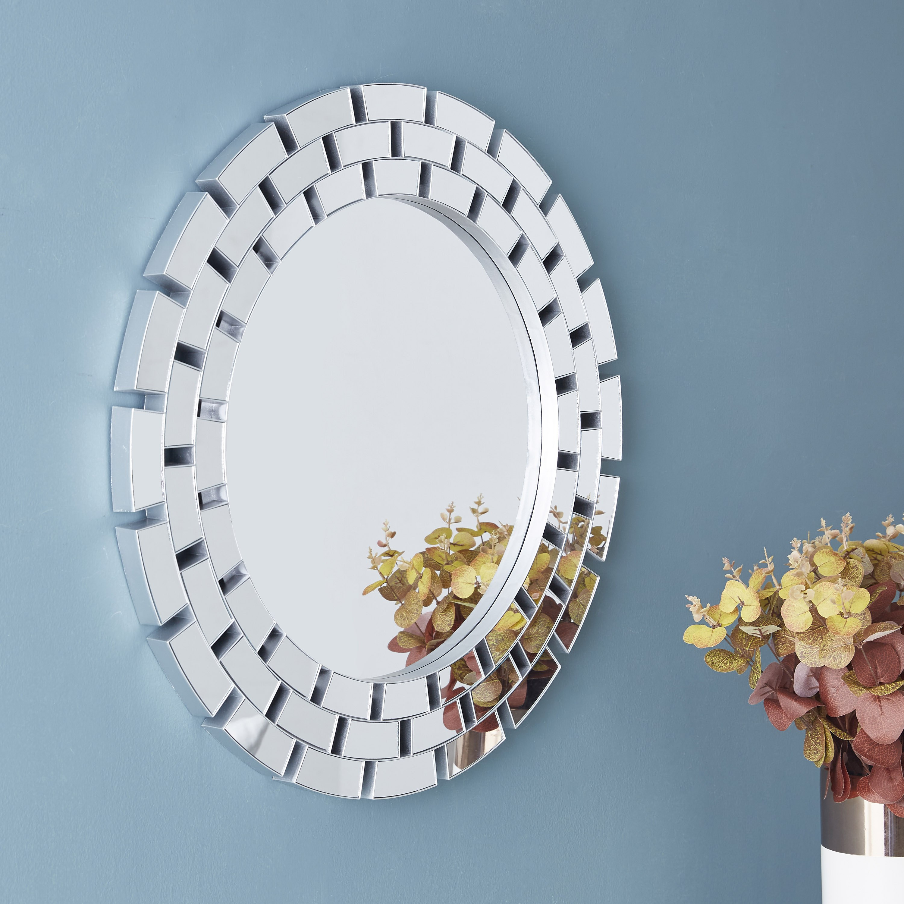 مرآة مستديرة بحواف مكعبات من هيث - 55x2x55 سم-PROMO_HB_AE_B1G1_250925-image-2