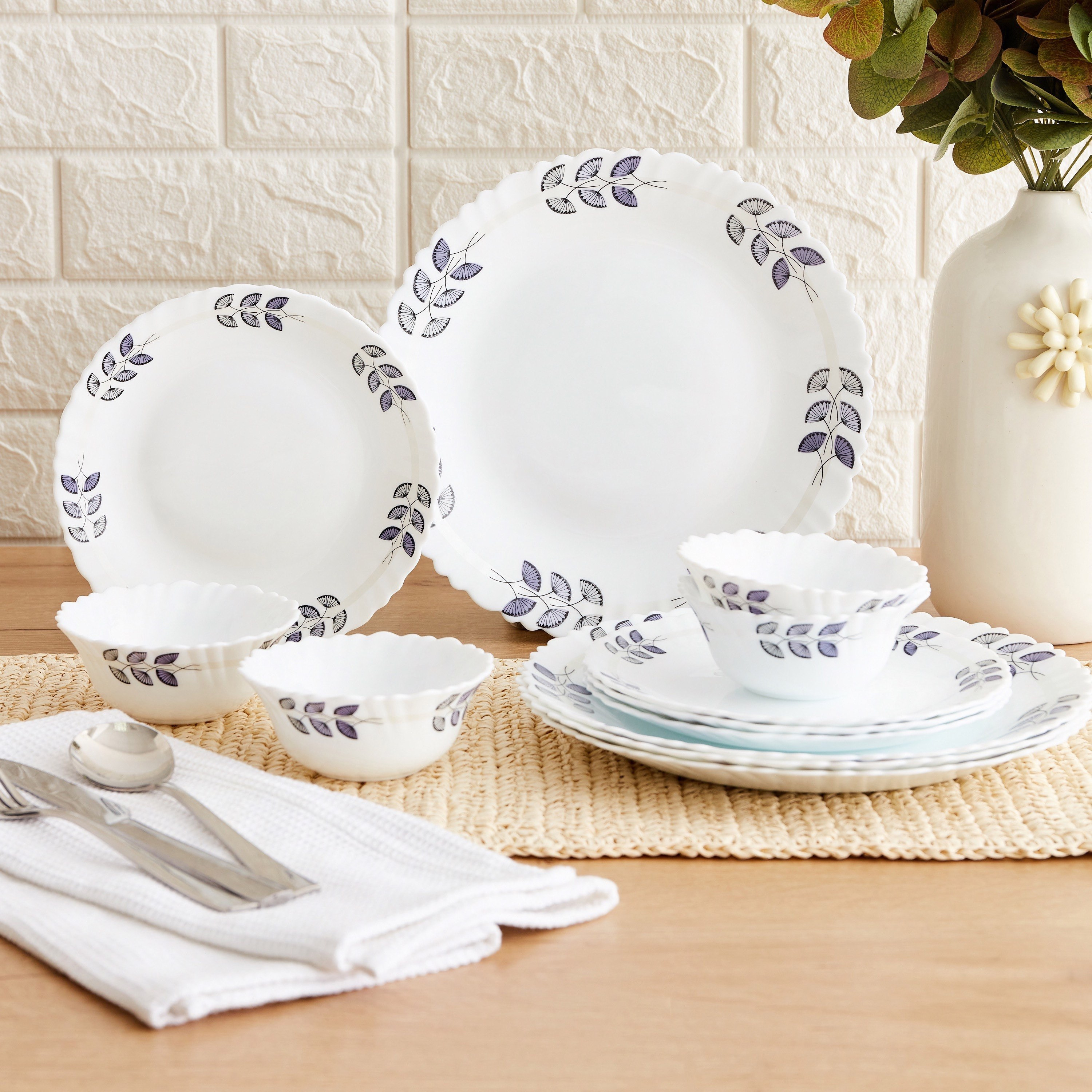 Floret 12-Piece Opalware Dinner Set-hbxhomeware-hbxkitchen-image-1