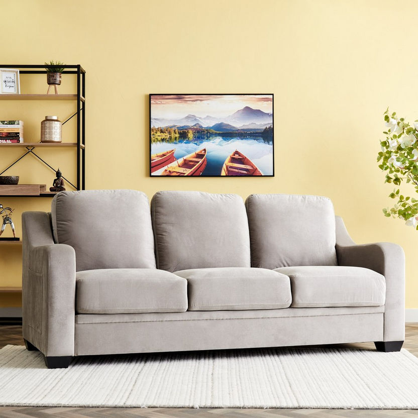 Gary 3-Seater Fabric Sofa-Sofas-image-0