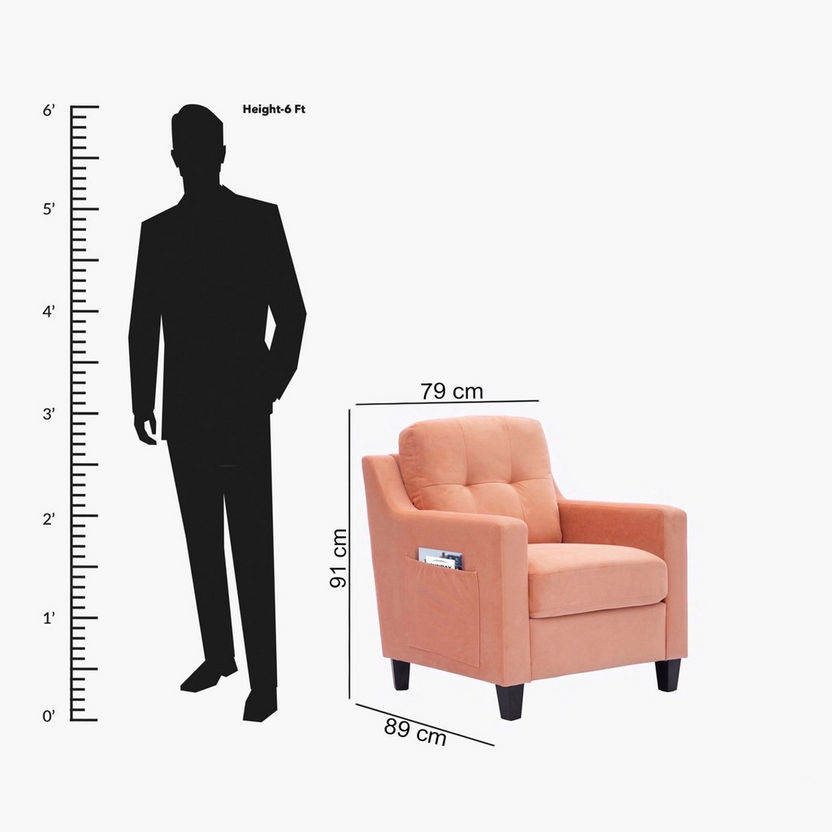 Cooper 1-Seater Fabric Sofa-Sofas-image-8
