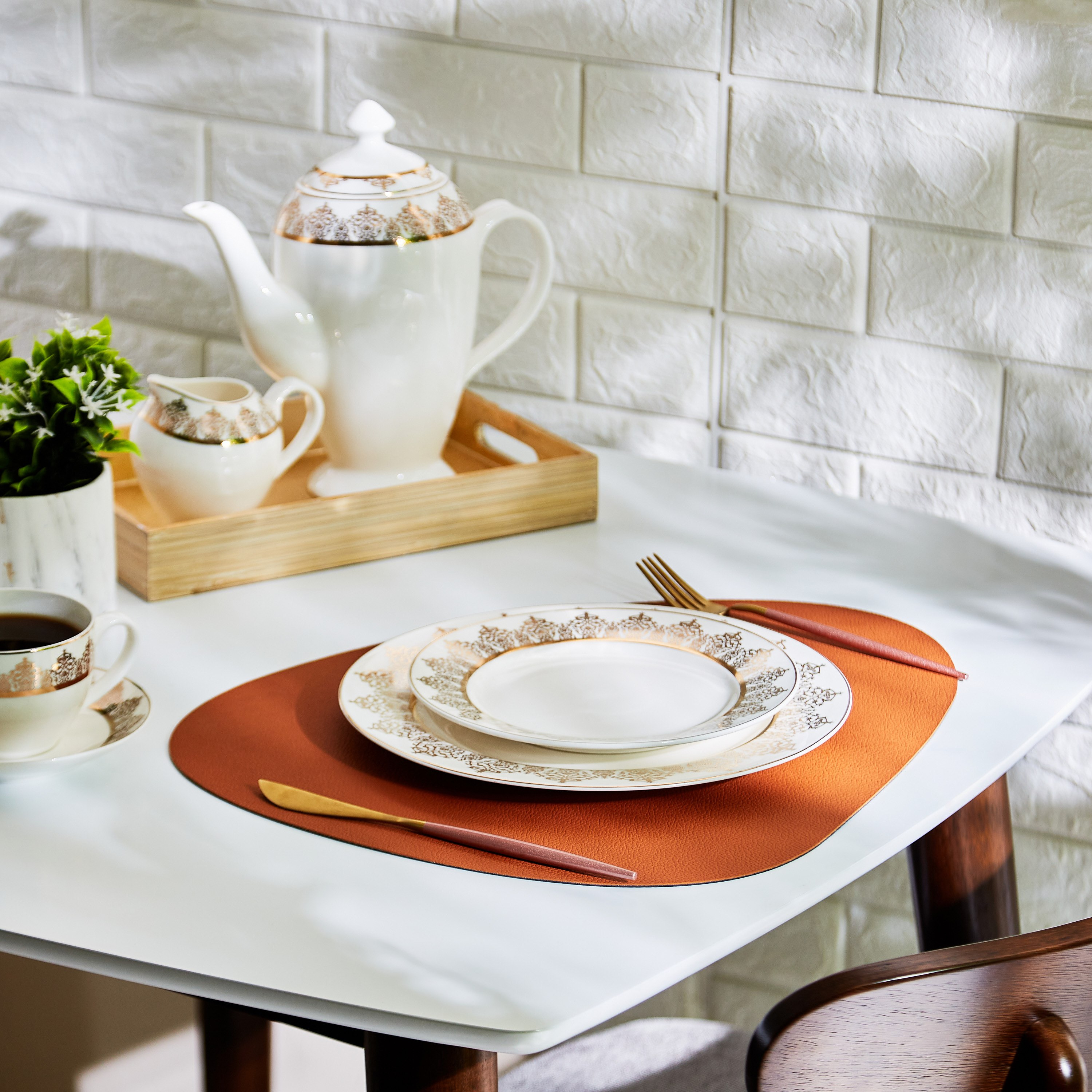 مفرش طاولة بيضاوي بيضاوي قابل للانعكاس من بيبل - 37 × 45 سم-hbxdecorandfurnishings-homefurnishings-tablelinens-image-4