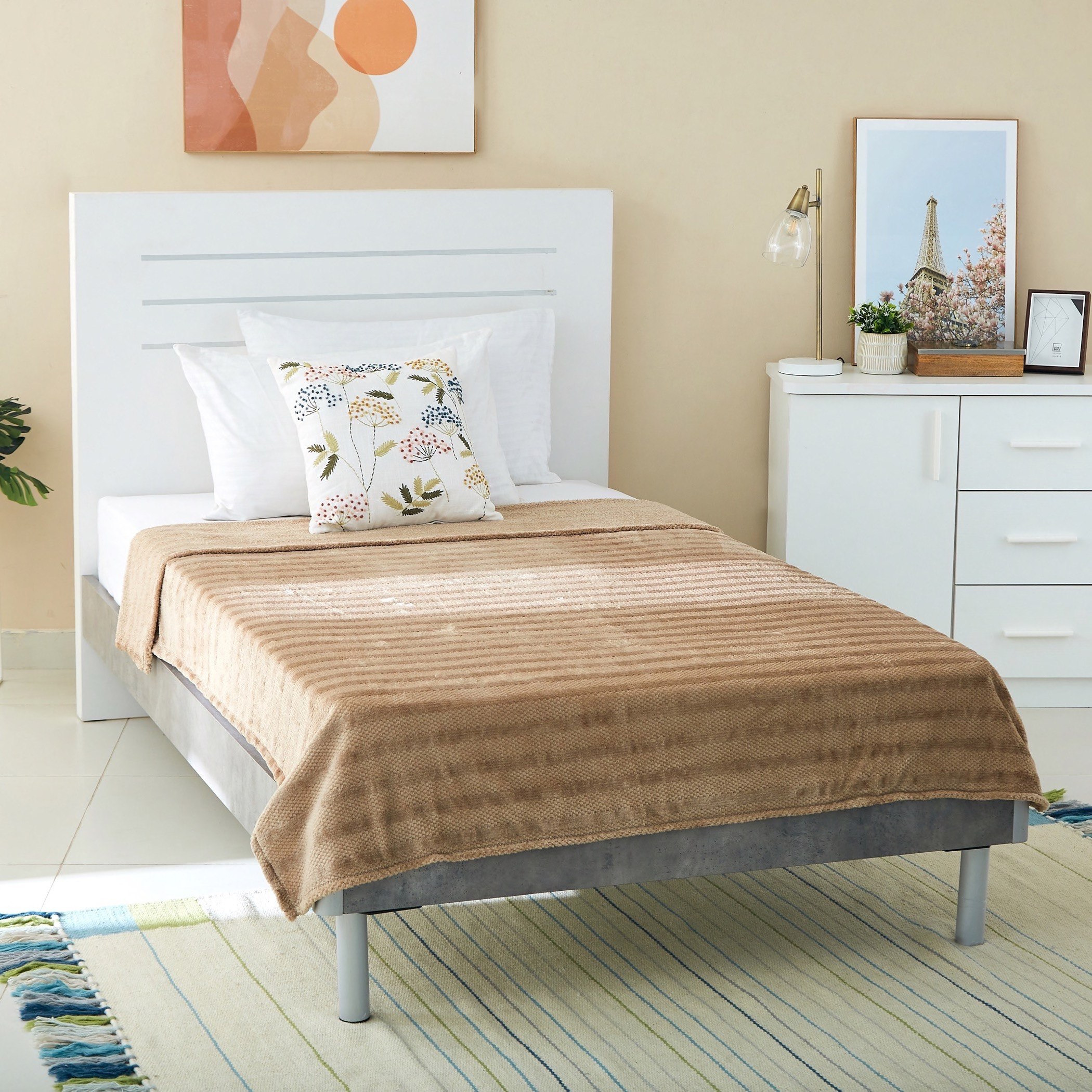 بطانية مزدوجة فلانيل جاكارد من إيميلي - 150x200 سم-hbxhomeware-hbxbedroom-image-5