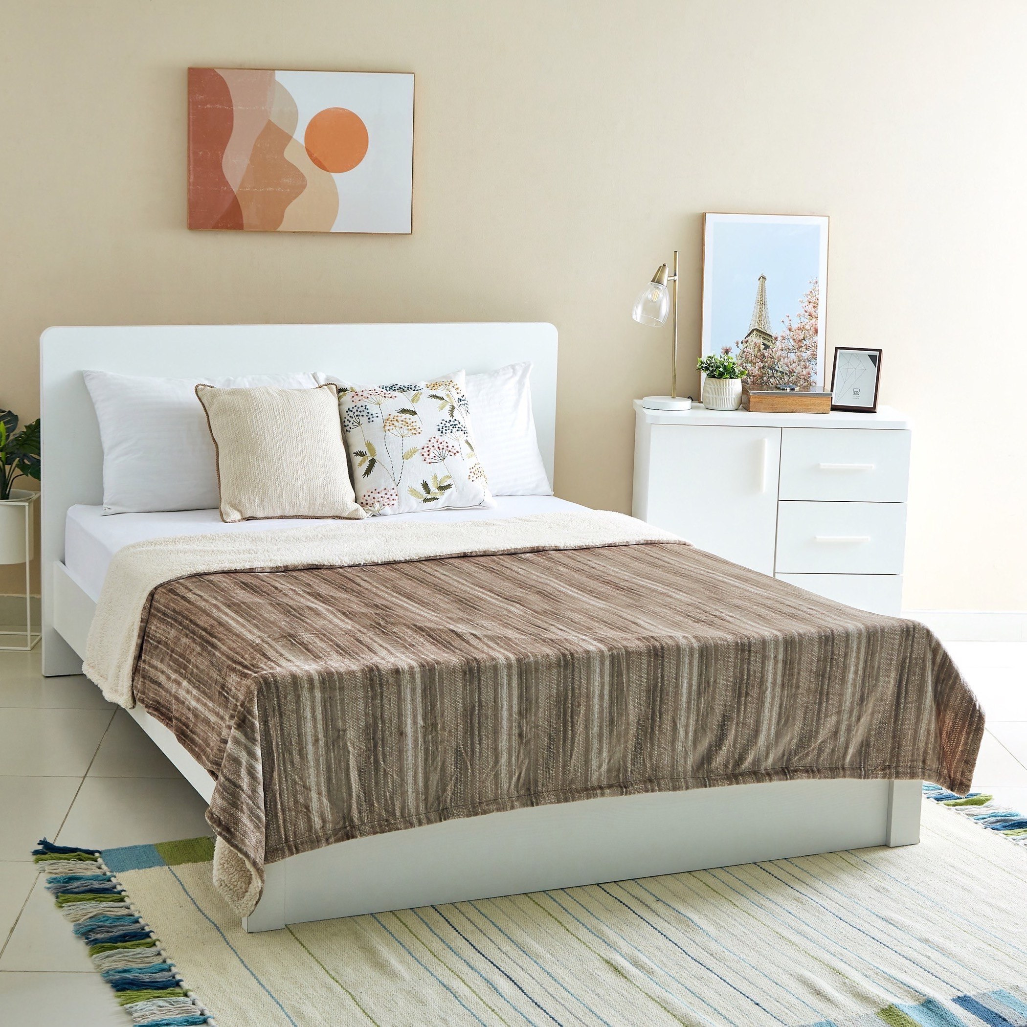 بطانية مزدوجة شيربا فلانيل من براكستون - 150x200 سم-hbxhomeware-hbxbedroom-image-5