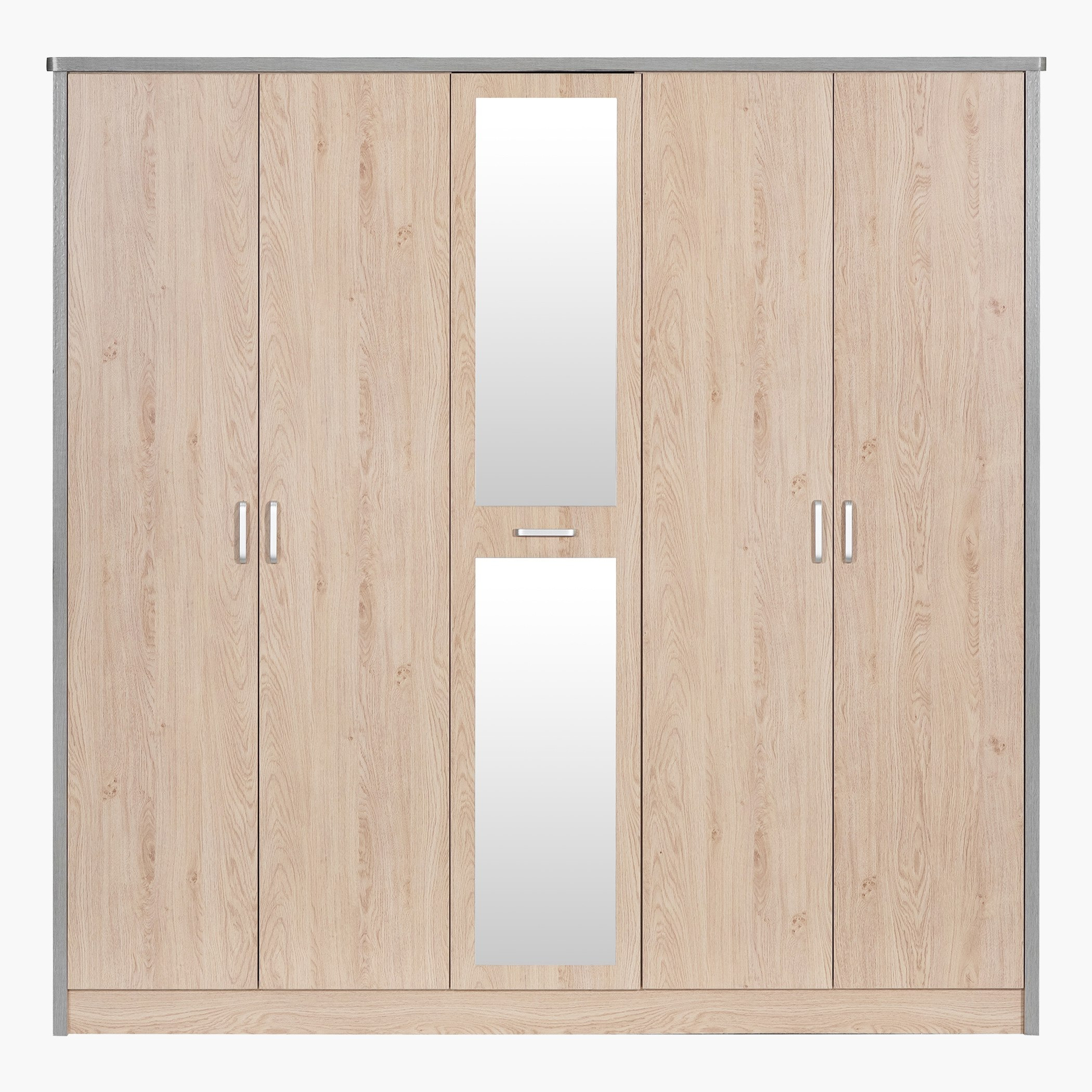 خزانة ملابس 5 أبواب مع مرآة - كالجاري من موڤو-hbxfurniture-wardrobes-image-3