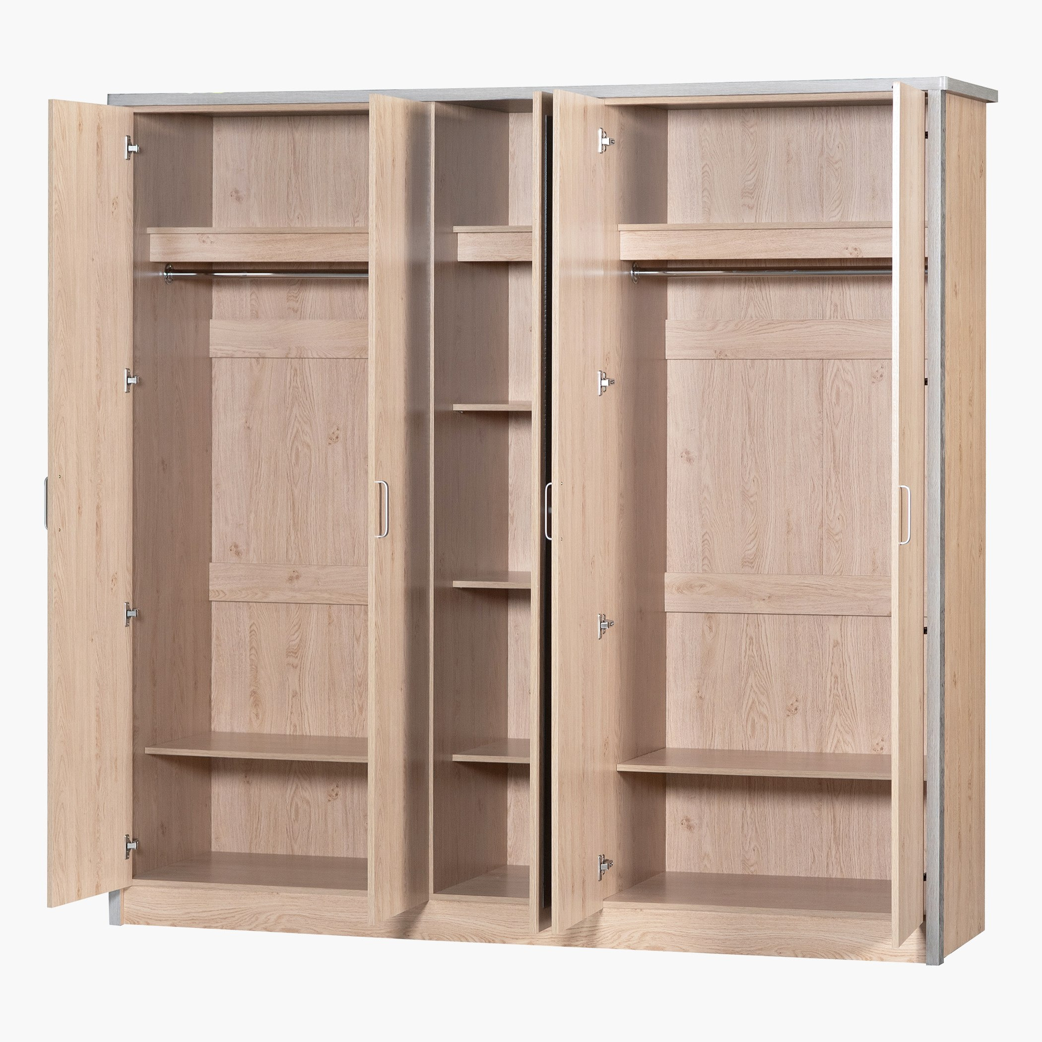 خزانة ملابس 5 أبواب مع مرآة - كالجاري من موڤو-hbxfurniture-wardrobes-image-4