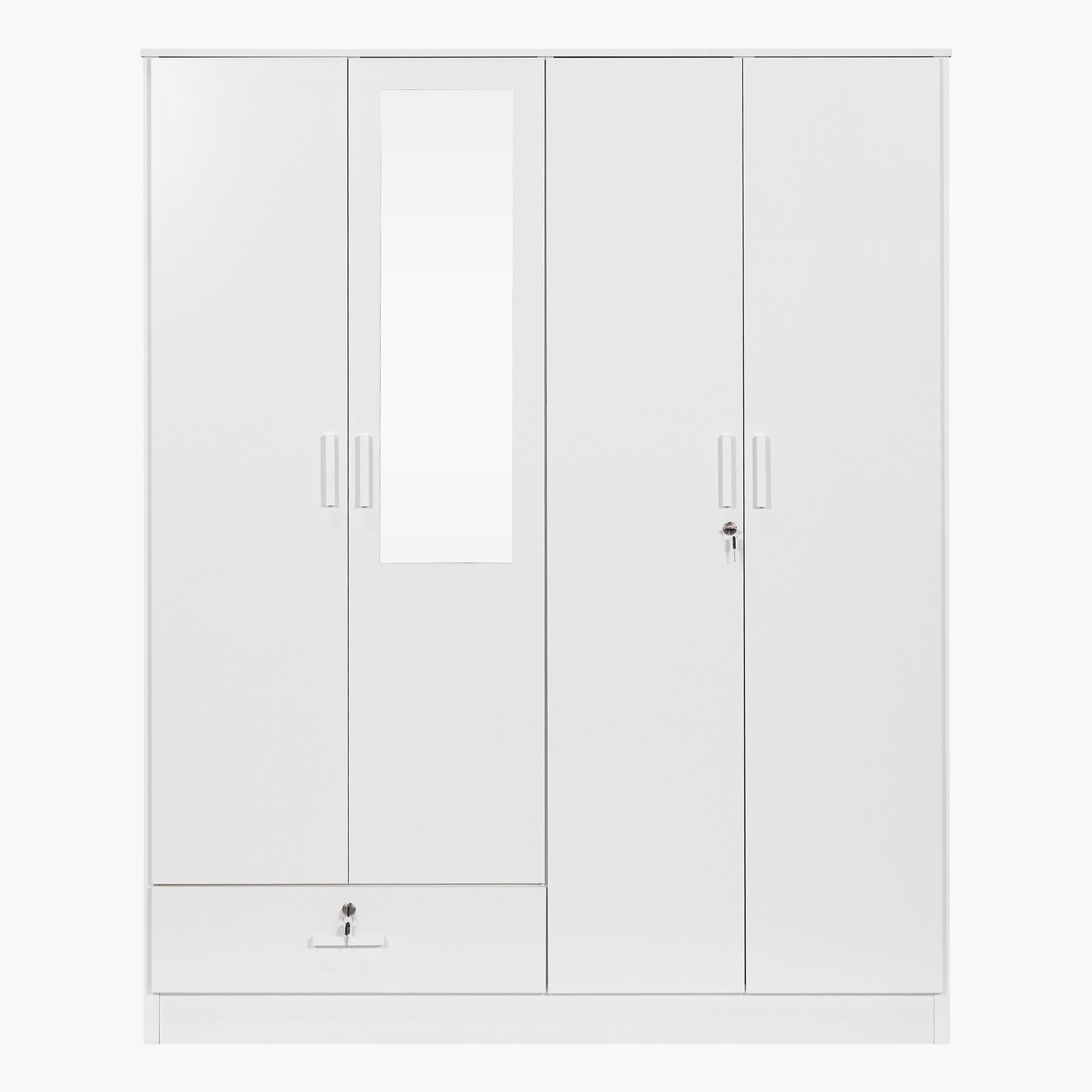 خزانة ملابس 4 أبواب بمرآة ودرج من ماندي-hbxfurniture-wardrobes-image-2