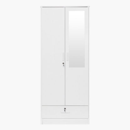Mandy 2-Door Wardrobe with Mirror and Drawer