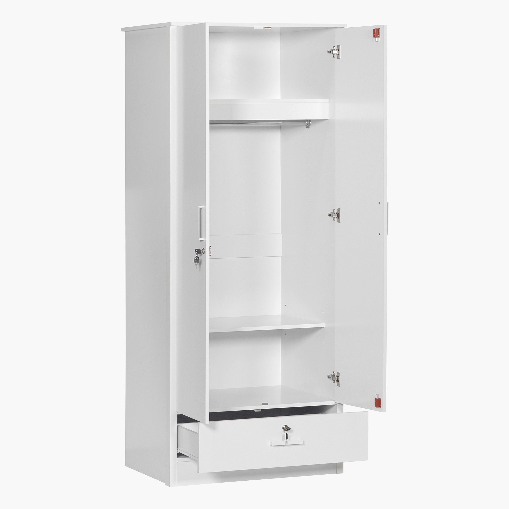 خزانة ملابس ببابين مع مرآة ودرج من ماندي-hbxfurniture-wardrobes-image-4