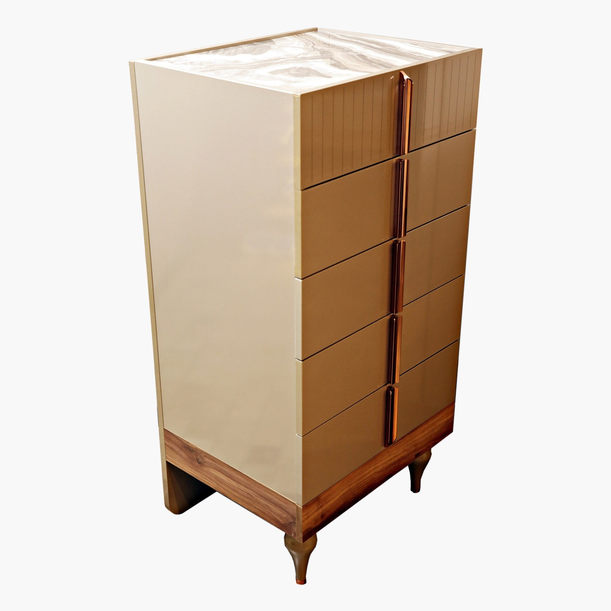 وحدة تخزين بـ5 أدراج من أنتيغا-hbxfurniture-dressersandchests-chestofdrawers-image-4