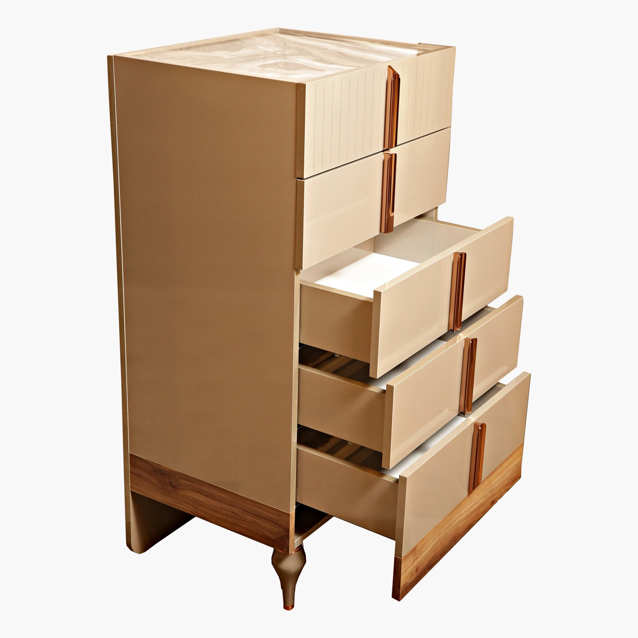 وحدة تخزين بـ5 أدراج من أنتيغا-hbxfurniture-dressersandchests-chestofdrawers-image-5