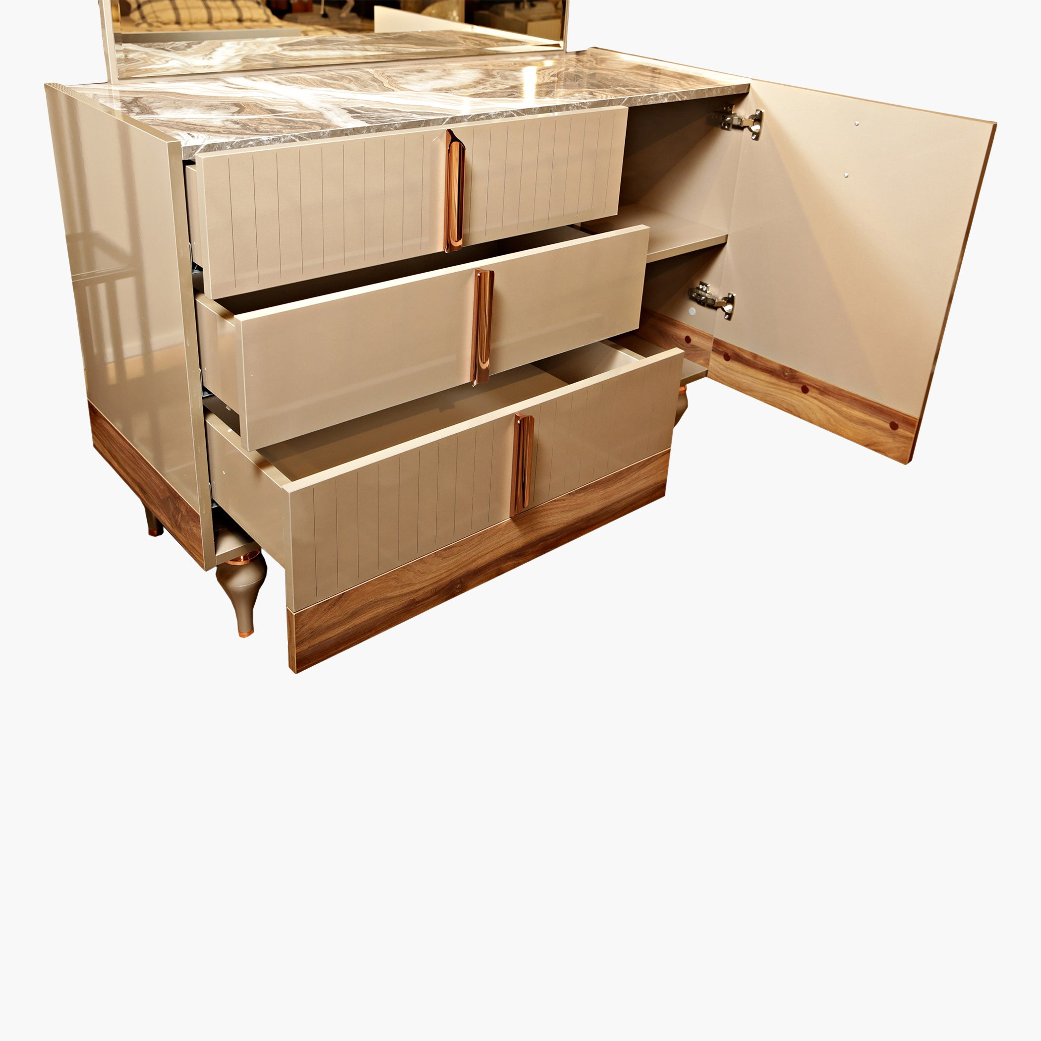 طقم غرفة نوم كينج 5 قطع من أنتيغوا - 180x200 سم-hbxbedroom-bedsandbedsets-bedroomsets-king-image-8