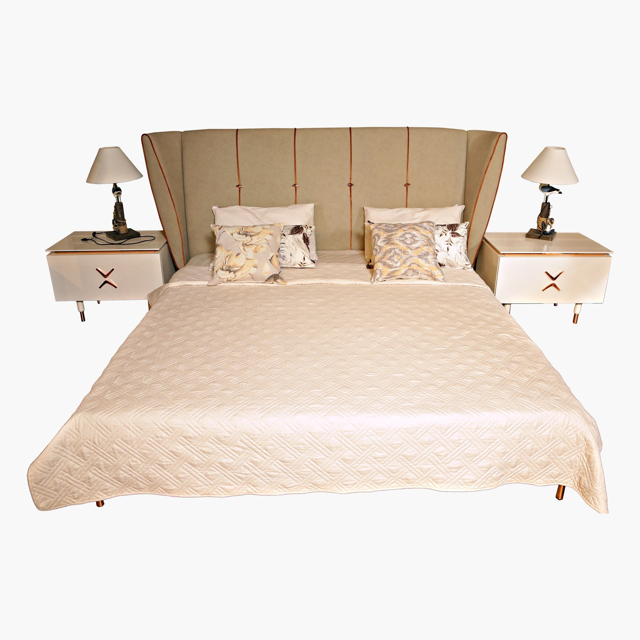 طقم غرفة نوم كينج 5 قطع من فيدورا - 180x200 سم-hbxbedroom-bedsandbedsets-bedroomsets-king-image-11