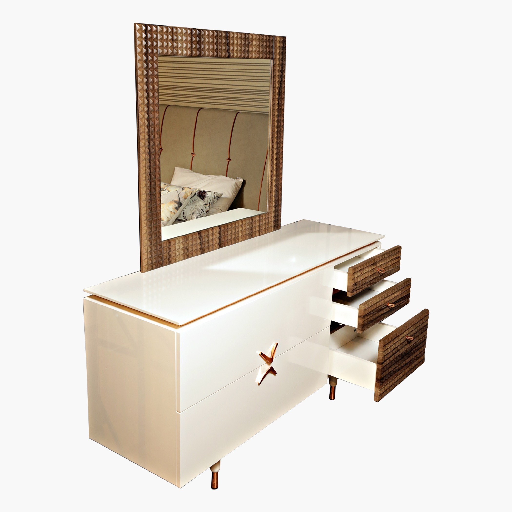 طقم غرفة نوم كينج 5 قطع من فيدورا - 180x200 سم-hbxbedroom-bedsandbedsets-bedroomsets-king-image-16