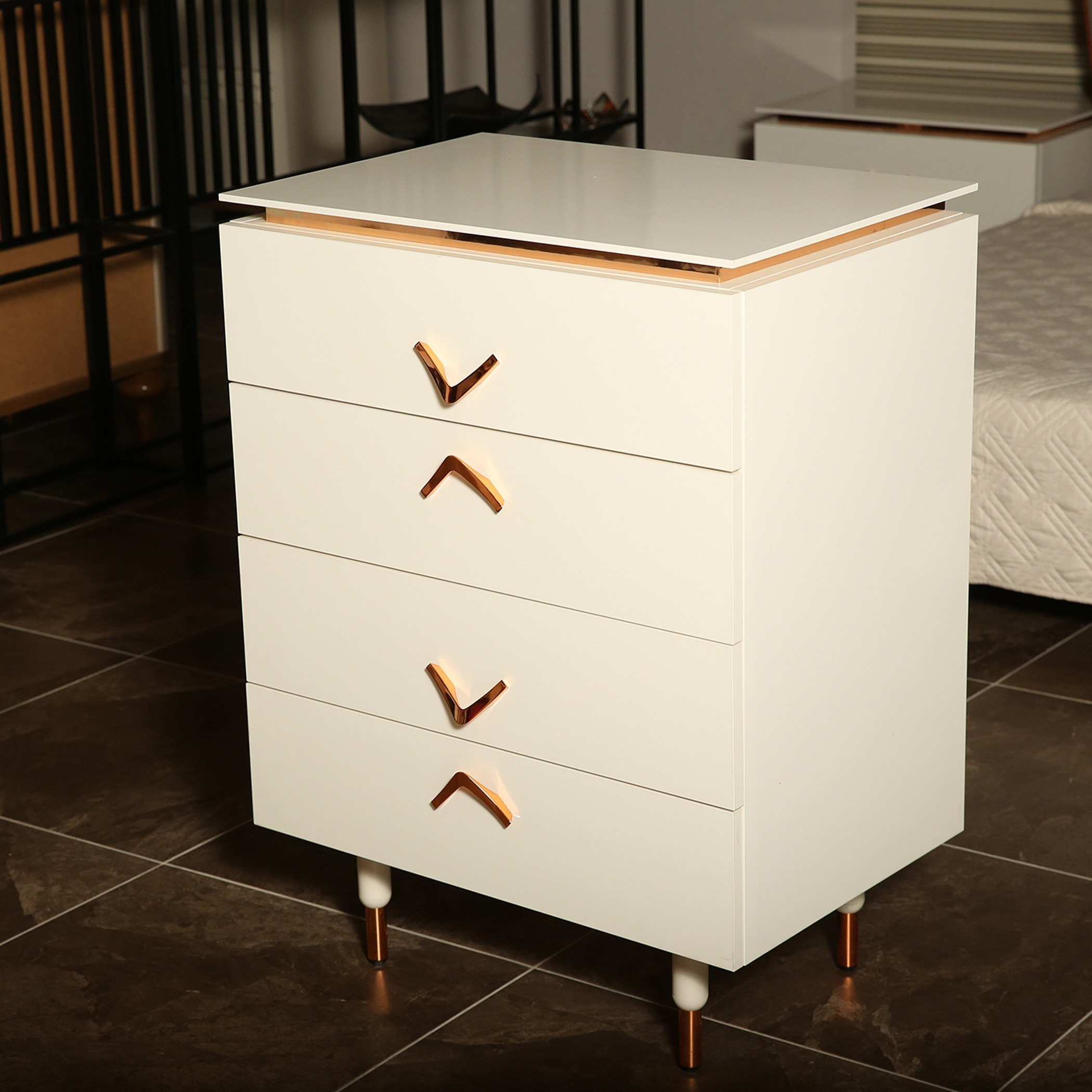 وحدة تخزين 4 أدراج من فيدورا-hbxfurniture-dressersandchests-chestofdrawers-image-1