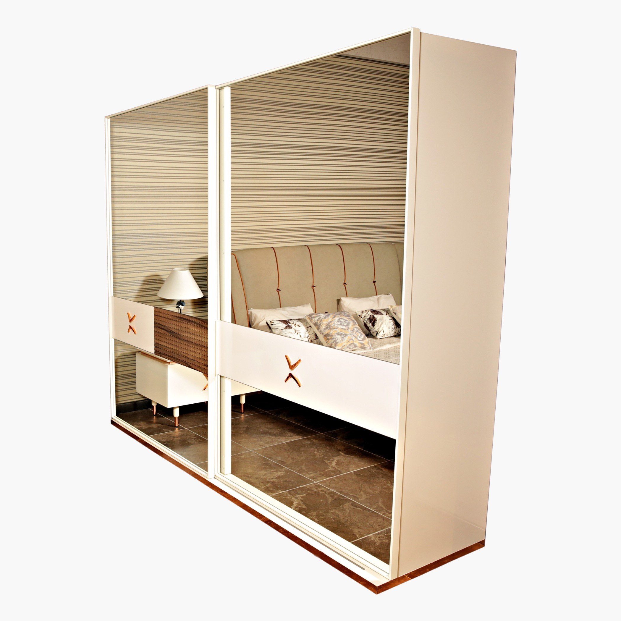 خزانة ملابس بباب انزلاقي ومرآة من فيدورا-hbxfurniture-wardrobes-image-2