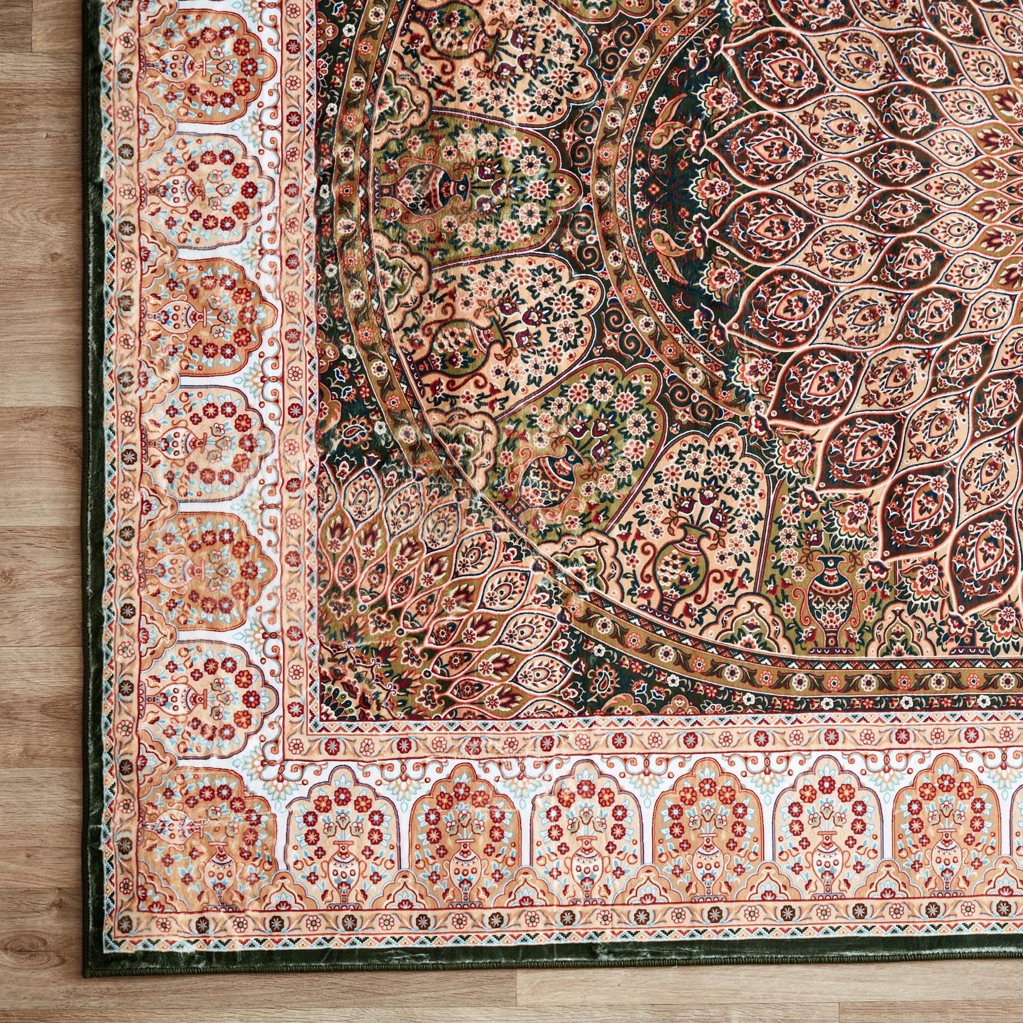 Miraj Aara Velvet Rug - 160x230 cm-hbxdecorandfurnishings-floorcoverings-rugs-image-2