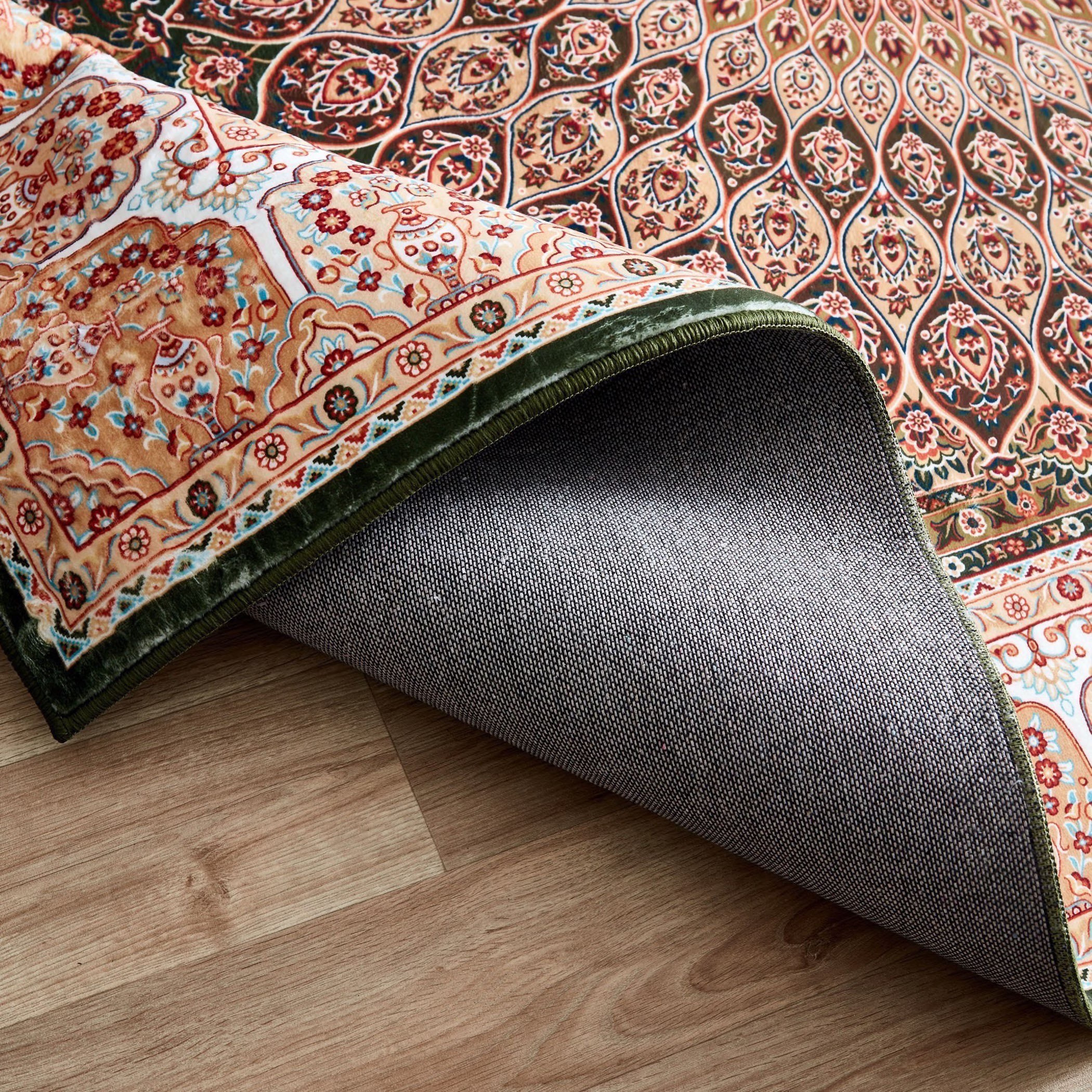 Miraj Aara Velvet Rug - 160x230 cm-hbxdecorandfurnishings-floorcoverings-rugs-image-4