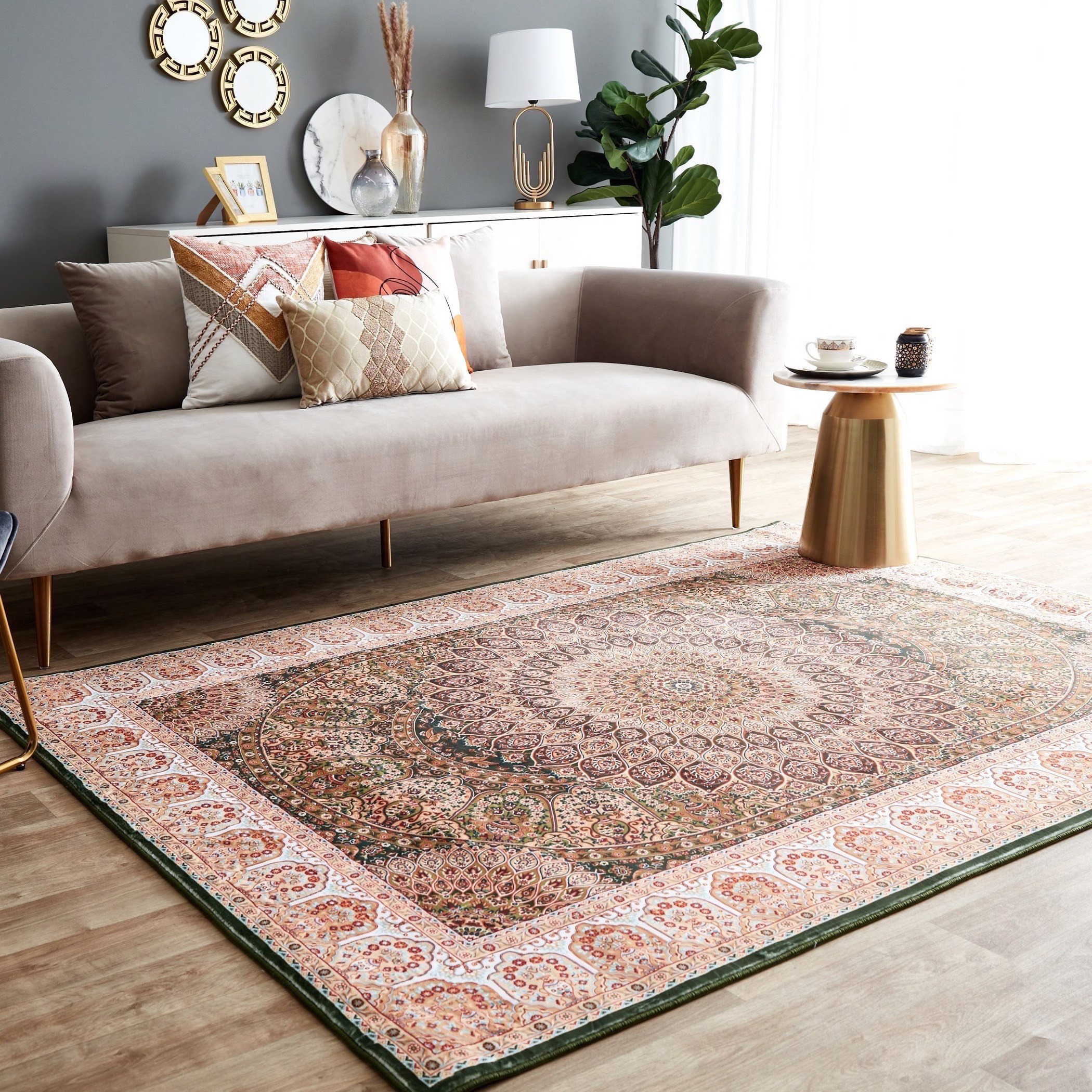 Miraj Aara Velvet Rug - 160x230 cm-hbxdecorandfurnishings-floorcoverings-rugs-image-5