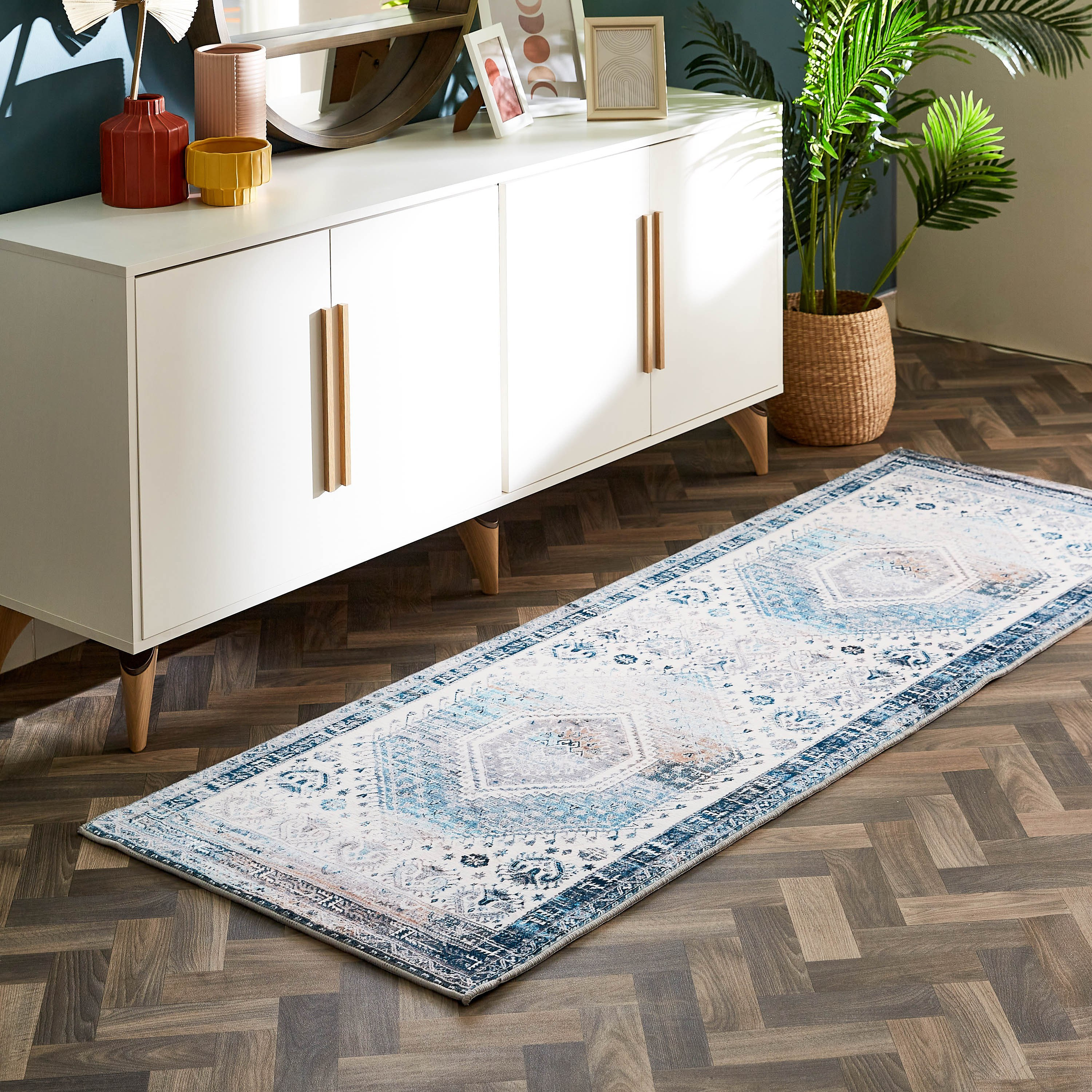 سجادة مخملية من ميراج زويا - 80x230 سم-hbxdecorandfurnishings-floorcoverings-rugs-image-1