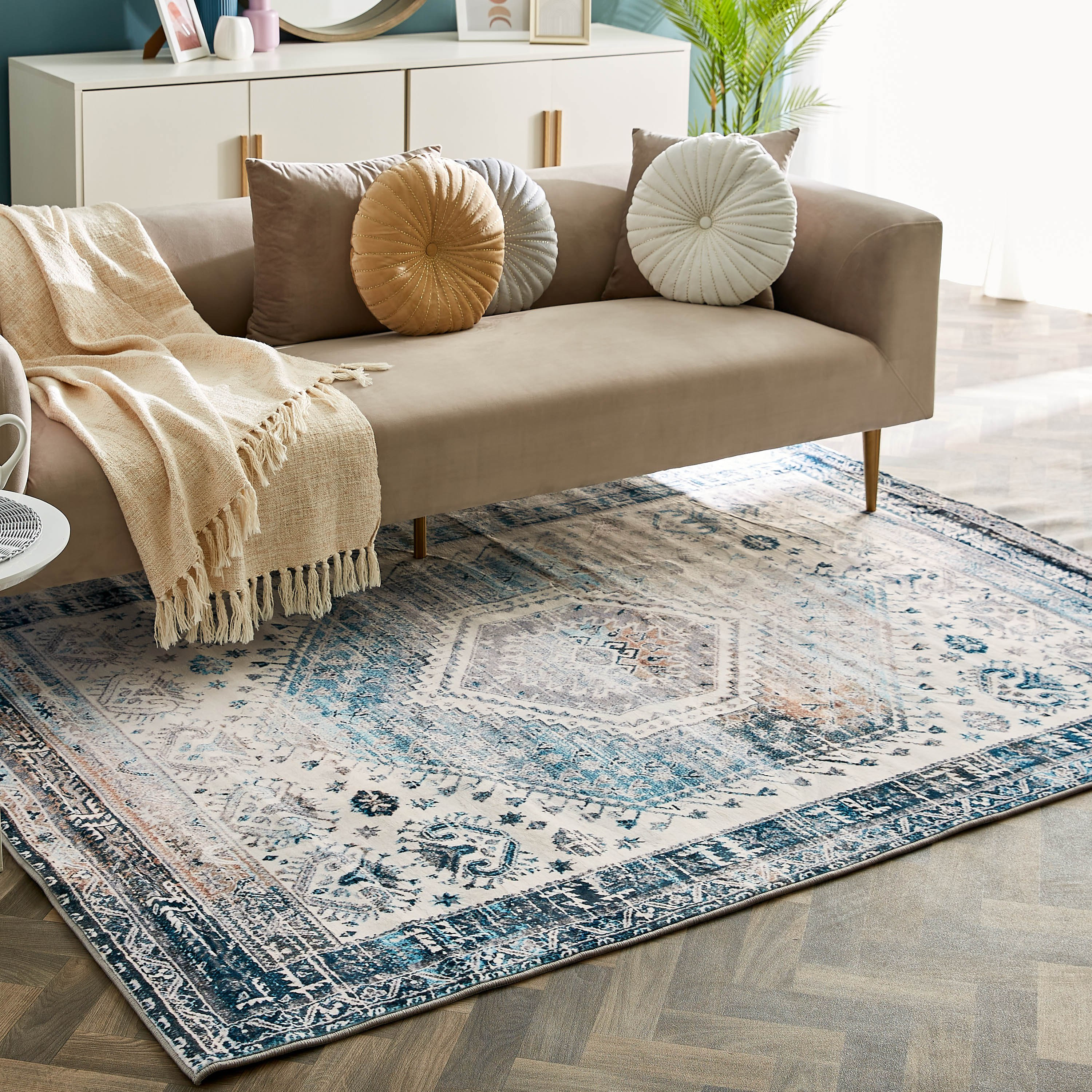 سجادة مخملية من ميراج زويا - 160x230 سم-hbxdecorandfurnishings-floorcoverings-rugs-image-1