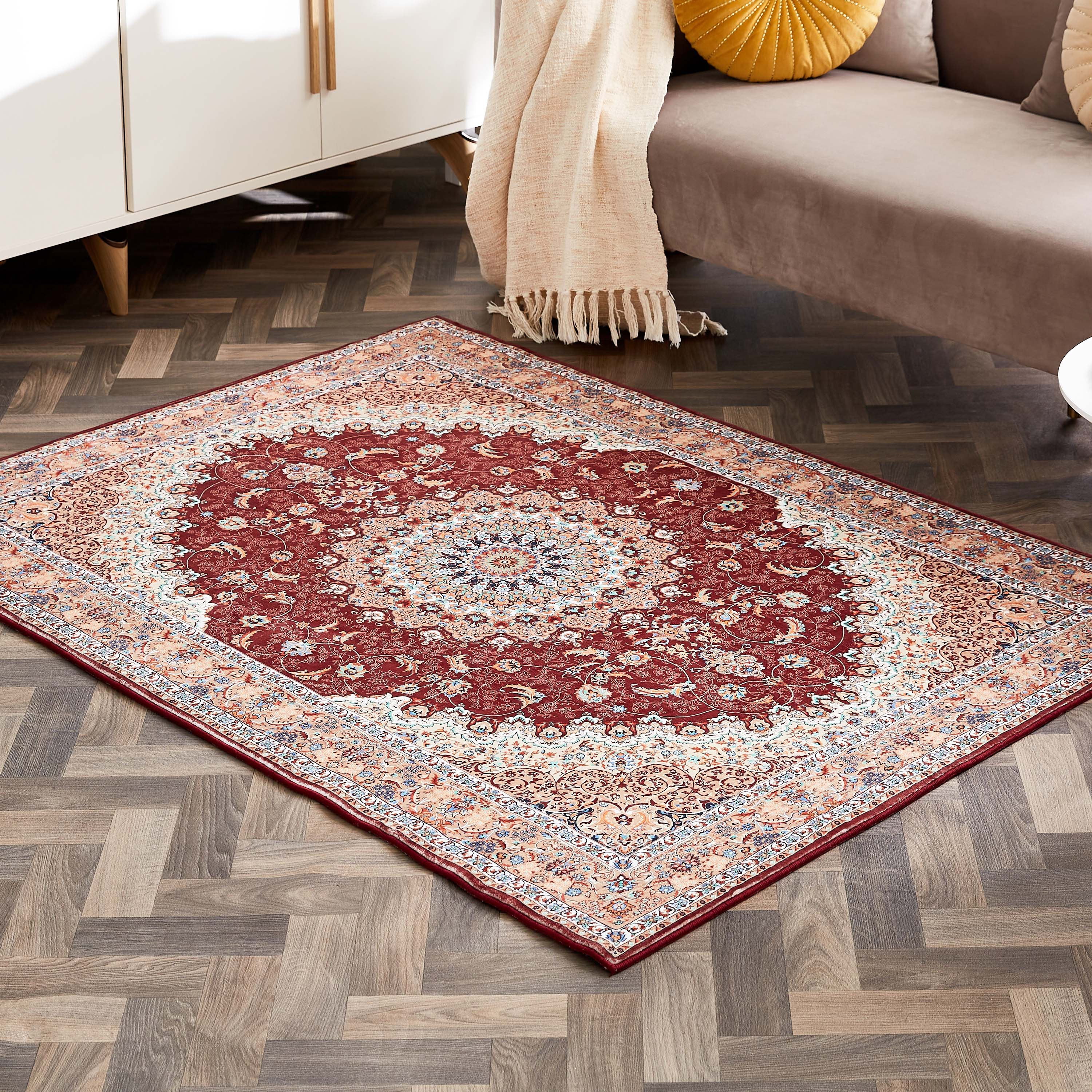 سجادة مخملية من ميراج عفرا - 120x170 سم-hbxdecorandfurnishings-floorcoverings-rugs-image-1