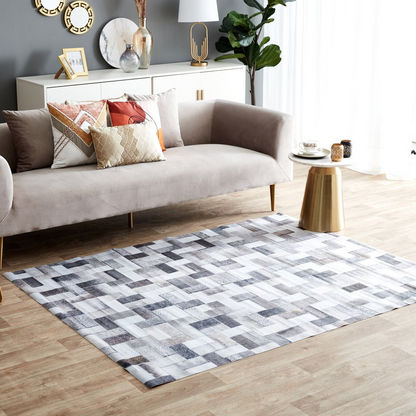 Patch Koa Faux Leather Large Patch Rug - 150x200 cms