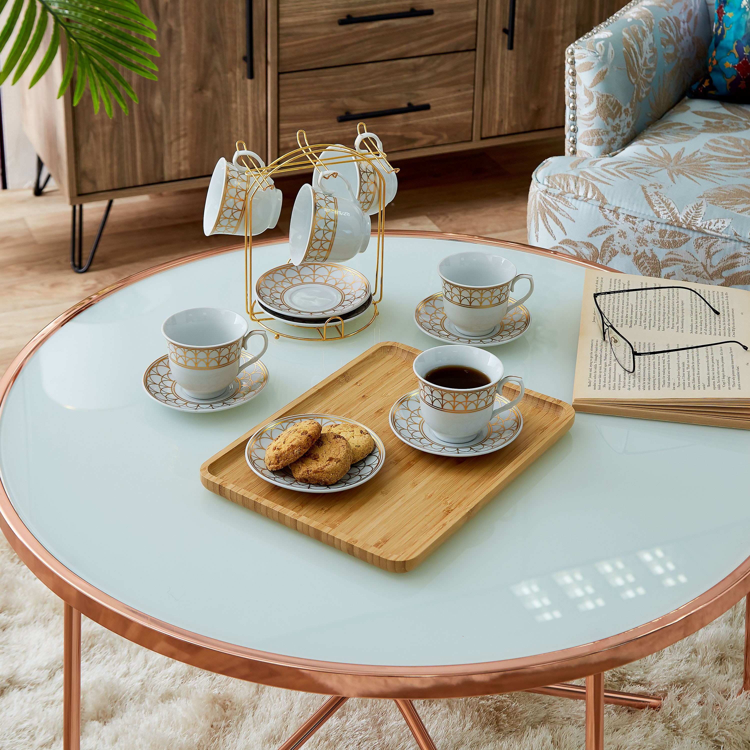 طقم فناجين وصحون مع حامل من مافيريك 13 قطعة-hbxhomeware-hbxkitchen-image-1