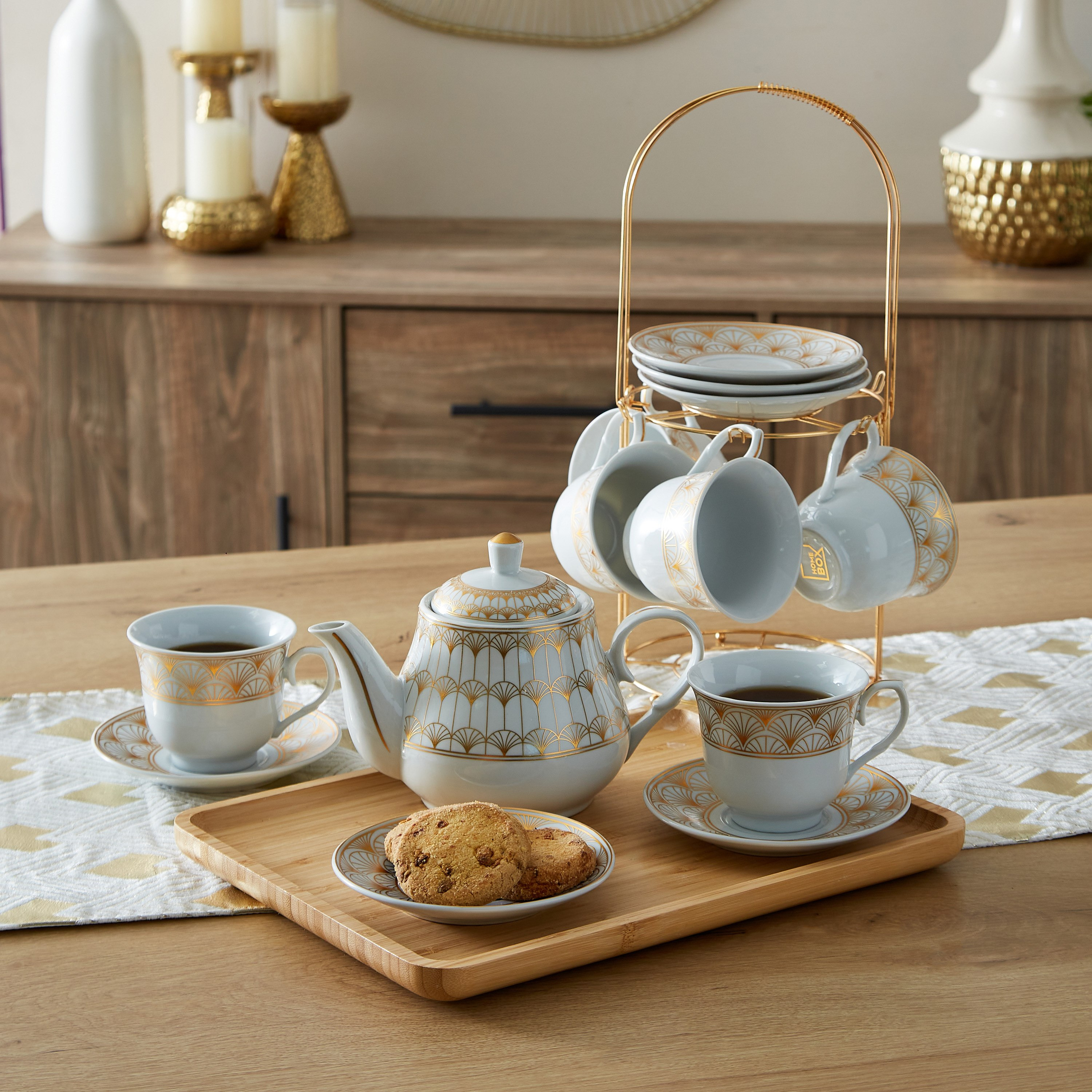 طقم شاي بحامل 15 قطعة من مافيريك-hbxhomeware-hbxkitchen-image-1