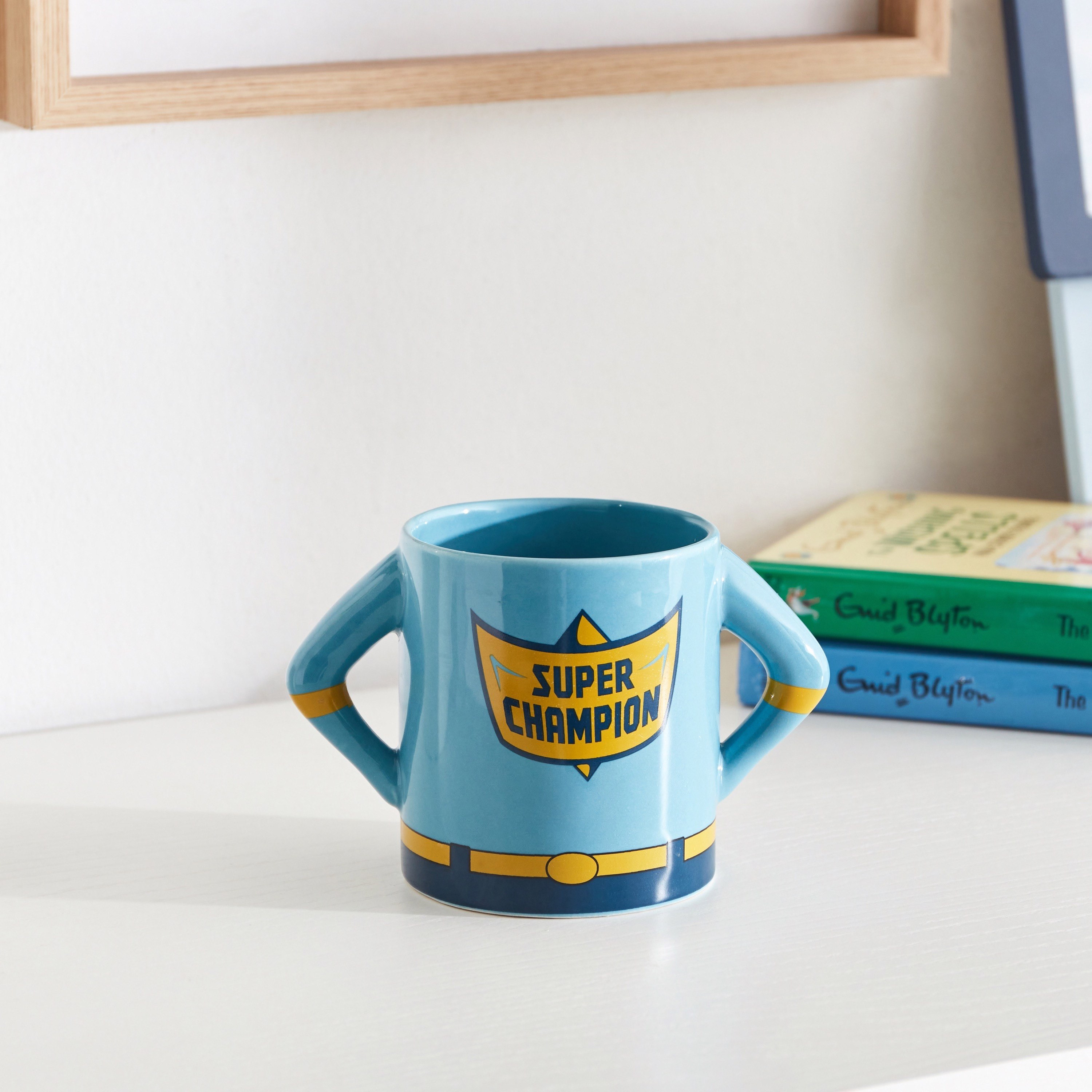 Fancy Super Champion Superhero Mug - 14.5x8.5x9.5 cm-hbxhomeware-hbxkidsandyouth-image-1