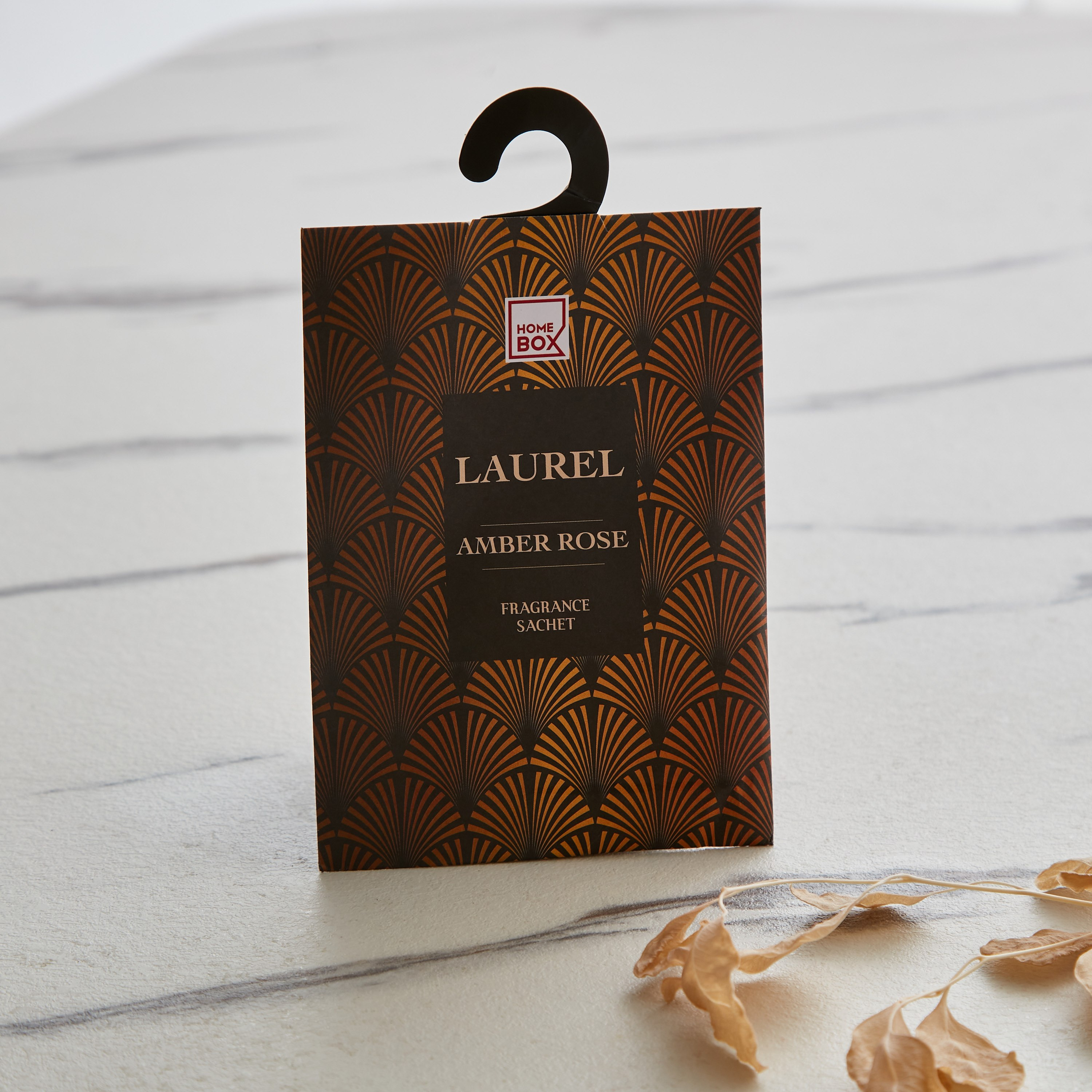 Laurel Monochrome Amber Rose Fragrance Sachet - 10 gms-hbxdecorandfurnishings-homefragrance-roomfreshnersandaromamist-image-1