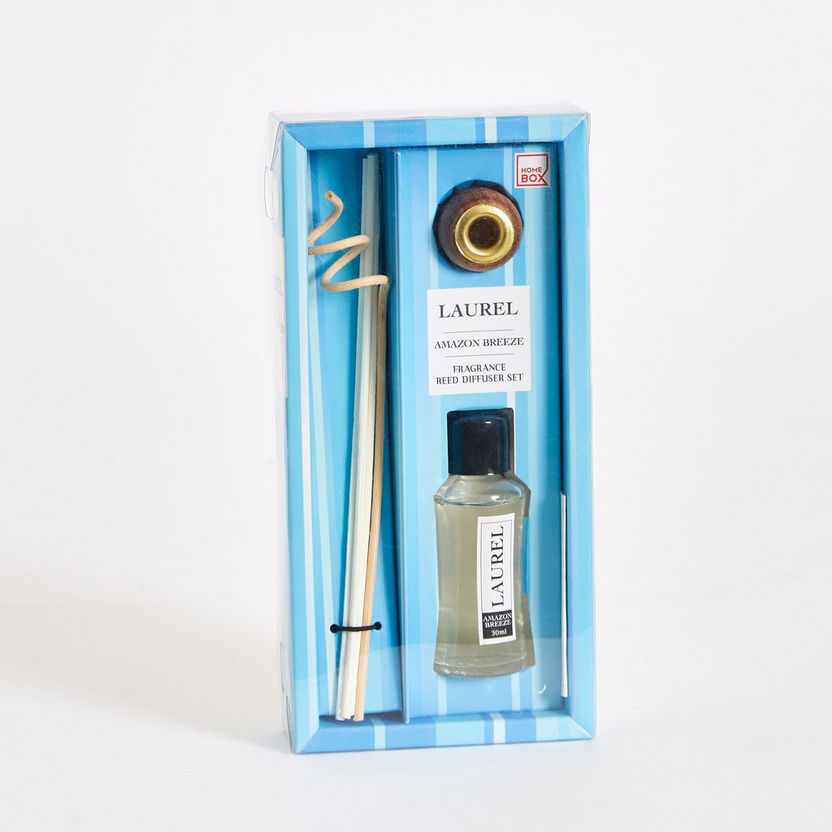 Laurel Natural Life Amazon Breeze Reed Diffuser with Spiral Reeds Set - 30 ml-Diffusers-image-4