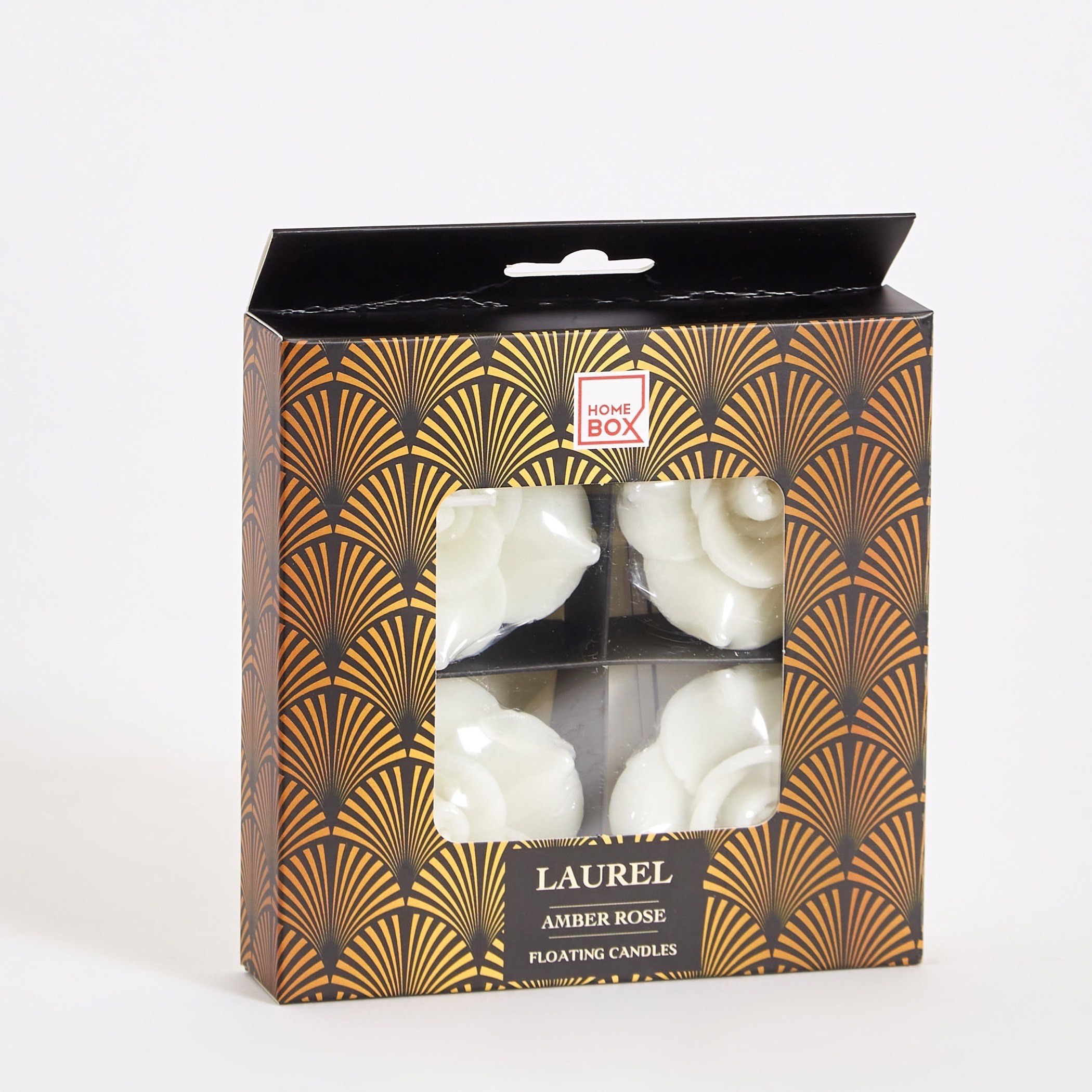 شمعة برائحة زهرة العنبر من لوريل ناتشورال لايف - طقم من 4 قطع-hbxlivingroom-decorandaccessories-candles-image-6