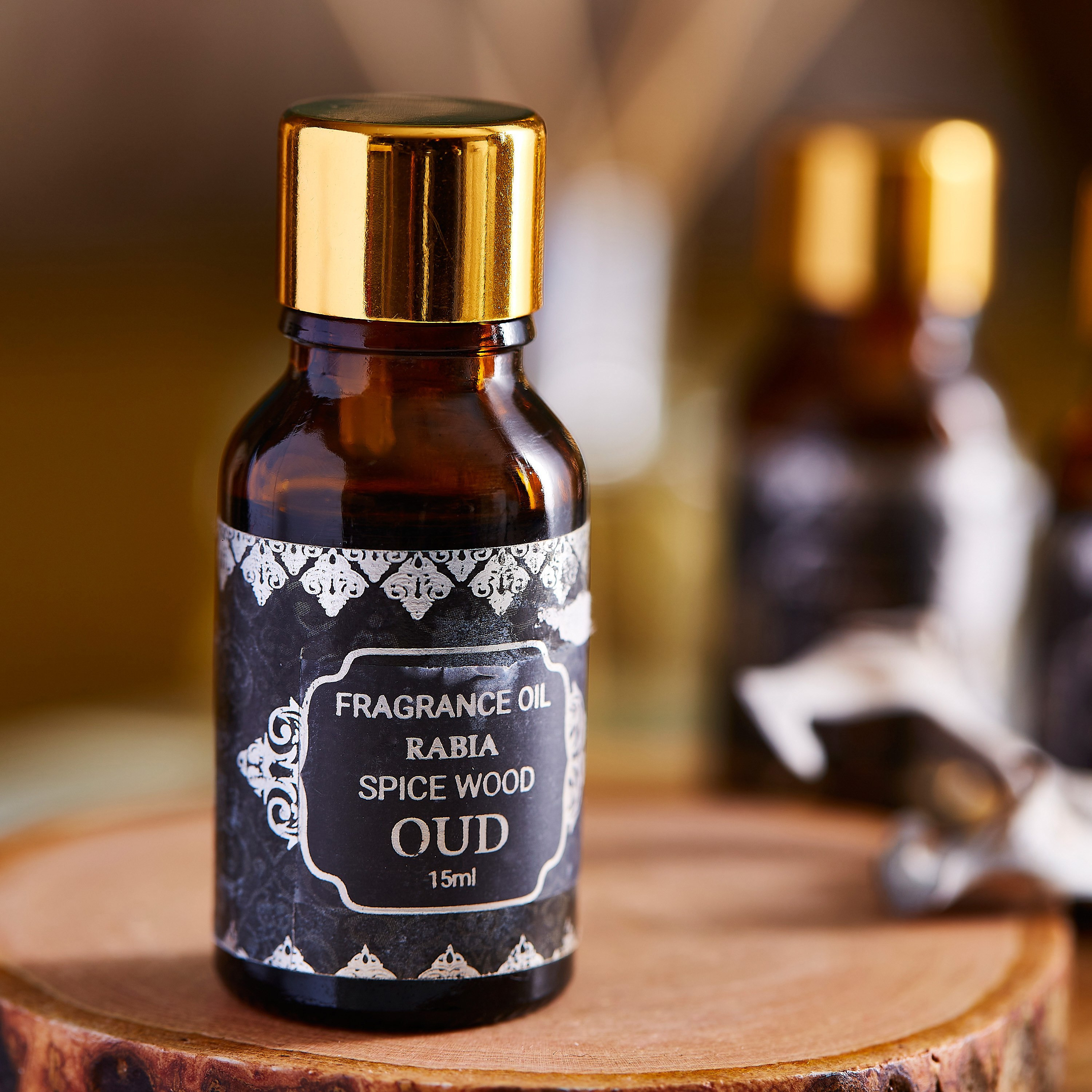 Rabia Spice wood Oud Scented Fragrance Oil - 15 ml-PROMO_HB_AE_B1G1_250925-image-1
