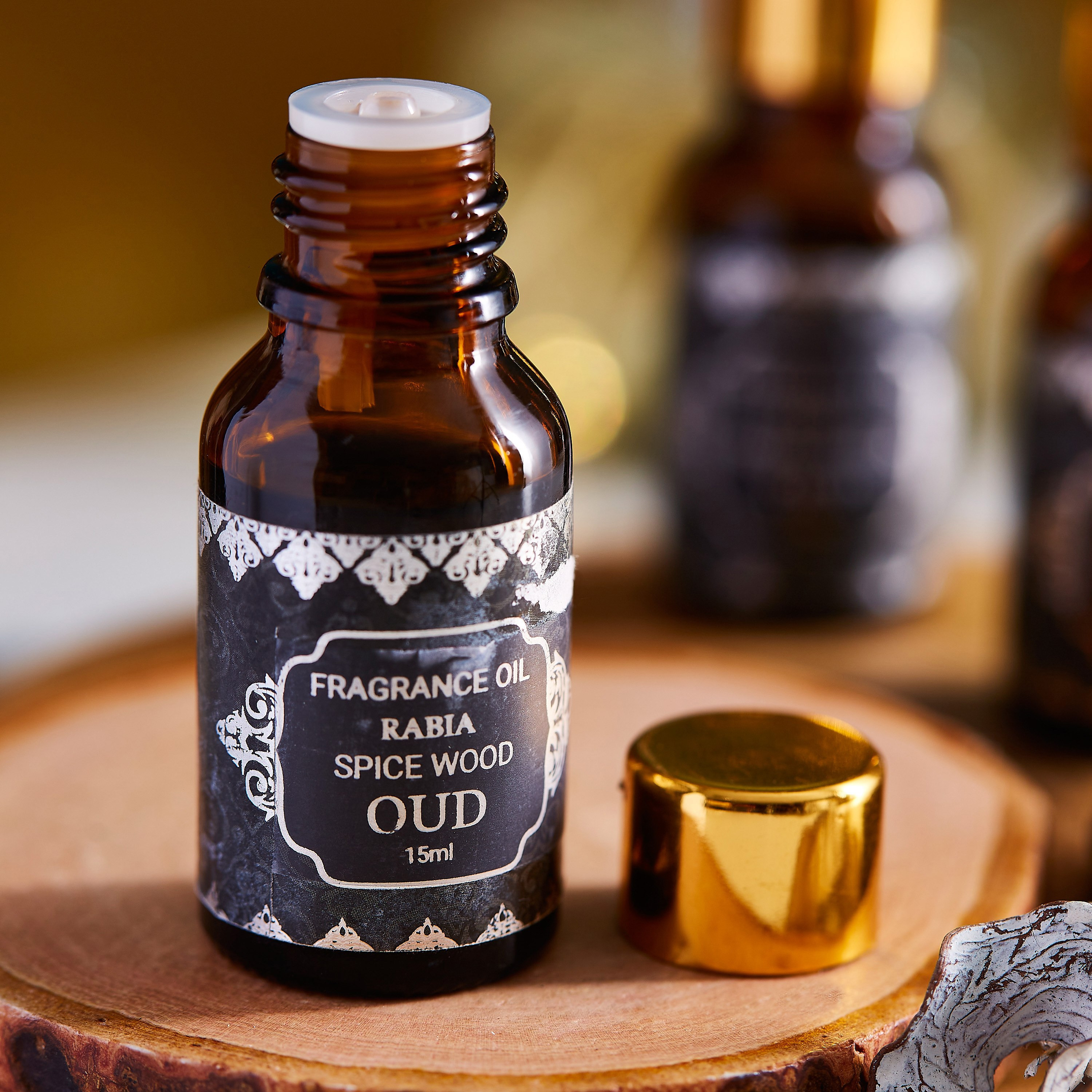 Rabia Spice wood Oud Scented Fragrance Oil - 15 ml-PROMO_HB_AE_B1G1_250925-image-2