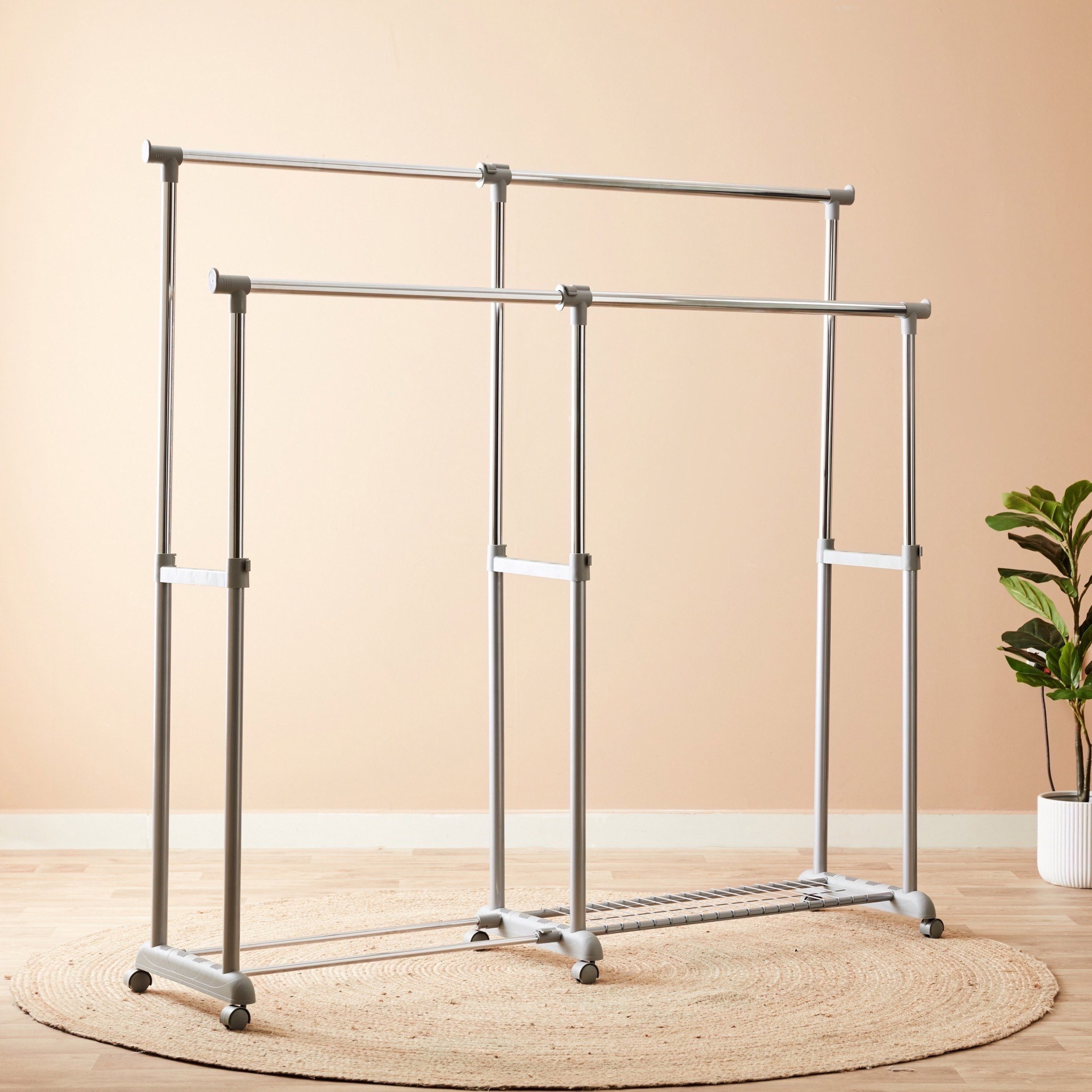 رف ملابس قابل للتمديد بعجلات من لابيس - 171×44×165 سم-PROMO_HB_AE_B1G1_250925-image-2