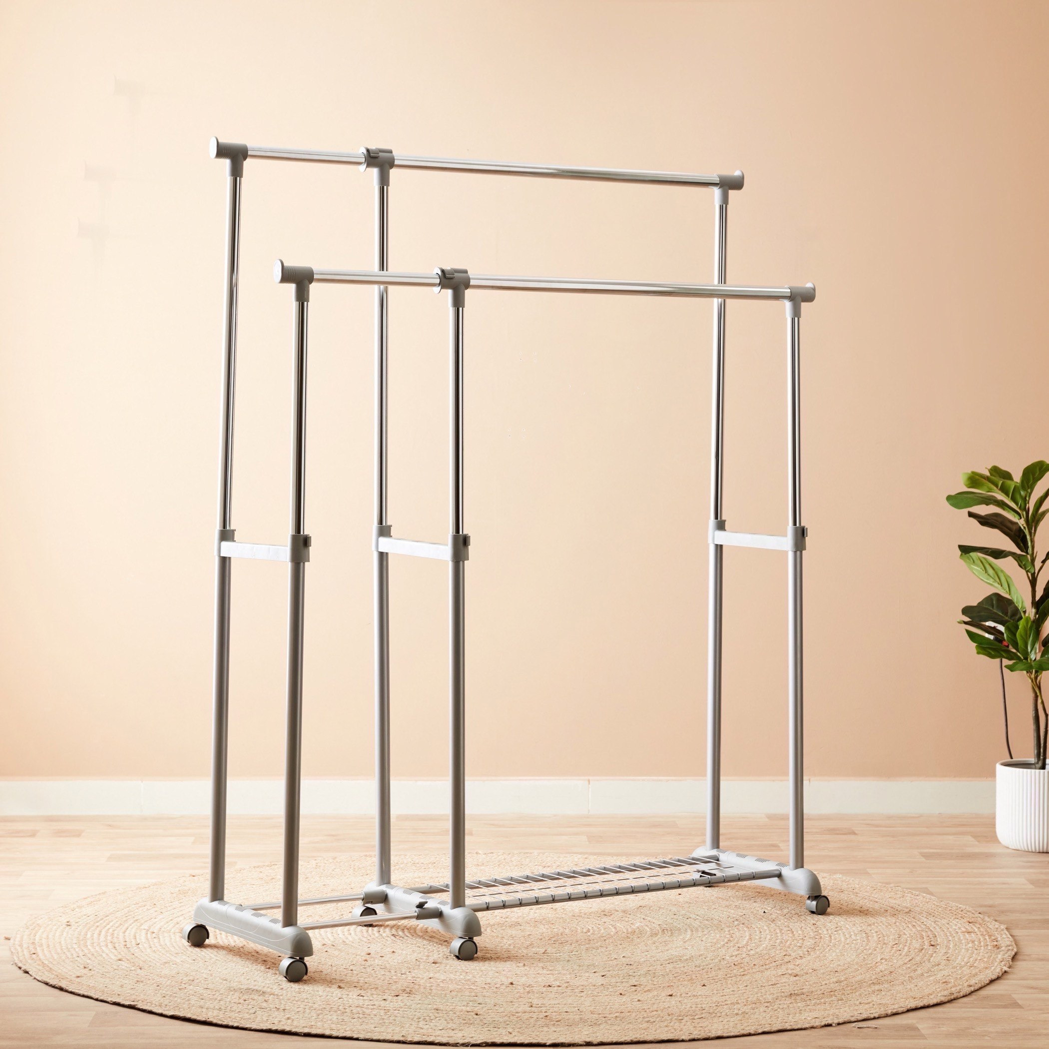 رف ملابس قابل للتمديد بعجلات من لابيس - 171×44×165 سم-PROMO_HB_AE_B1G1_250925-image-3