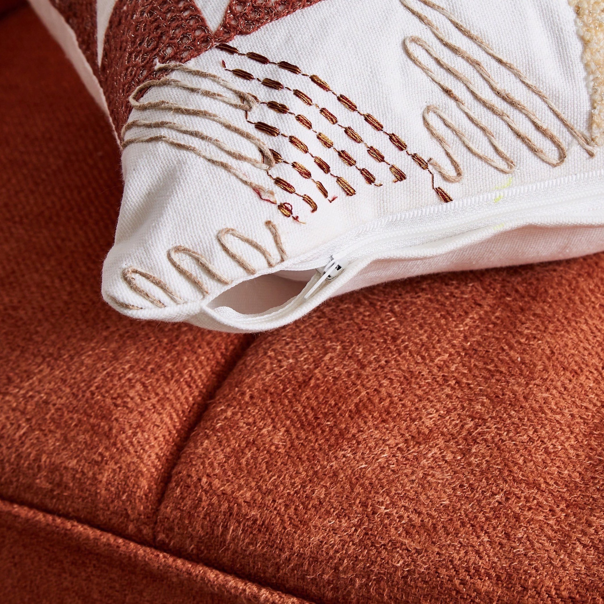 Elena Trio Embroidered Filled Cushion - 30x50 cm-hbxlivingroom-furnishings-cushionsandcovers-filledcushions-image-3
