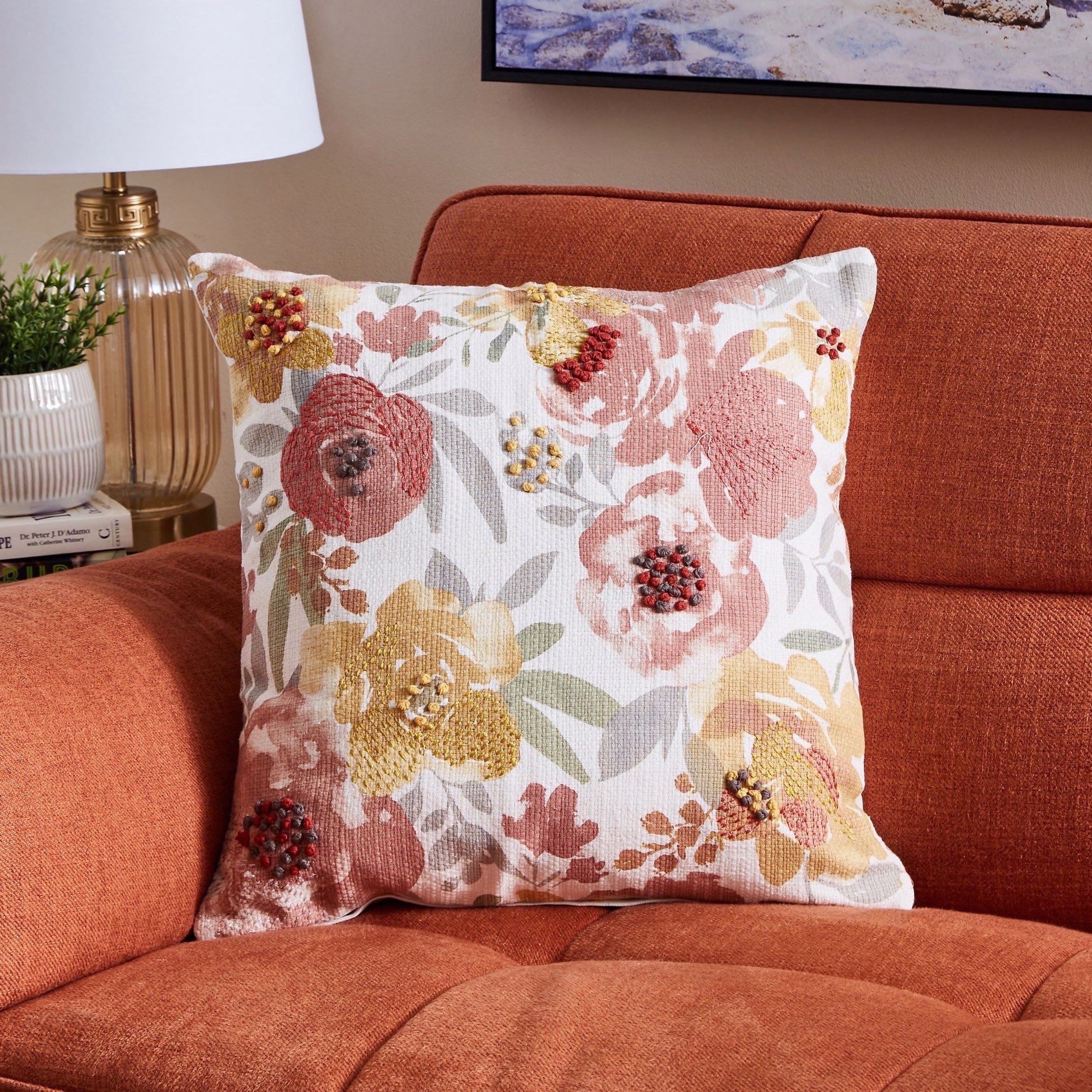 غطاء وسادة بطبعات مطرّزة من فلورينس - 45x45 سم-PROMO_HB_AE_B1G1_250925-image-1