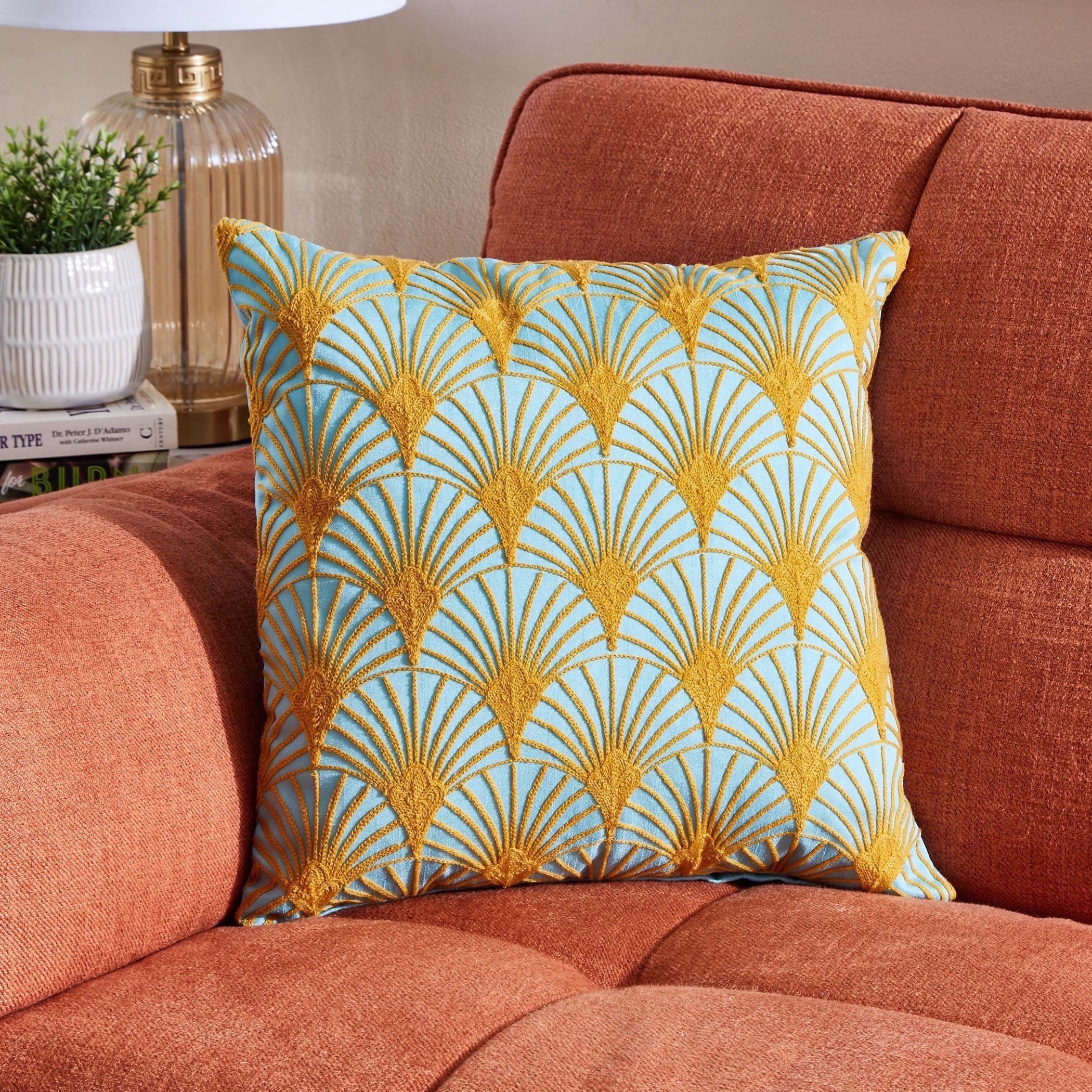 غطاء وسادة مطرّز من دوبيوني - 40x40 سم-hbxhomeware-cushionsandcovers-cushioncovers-image-1