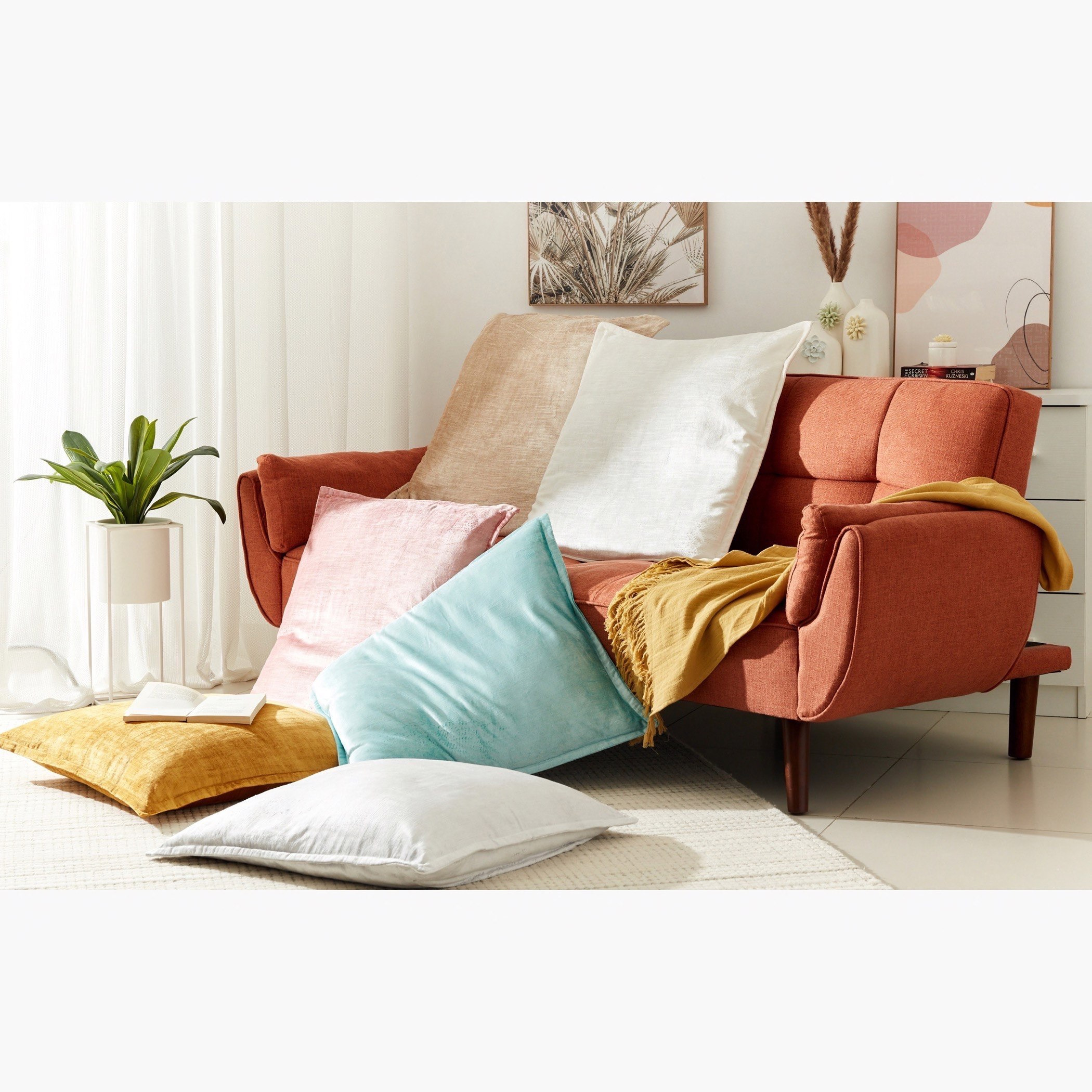 غطاء وسادة مخملي فيسكوز من جليز - 65x65 سم-hbxhomeware-cushionsandcovers-cushioncovers-image-5