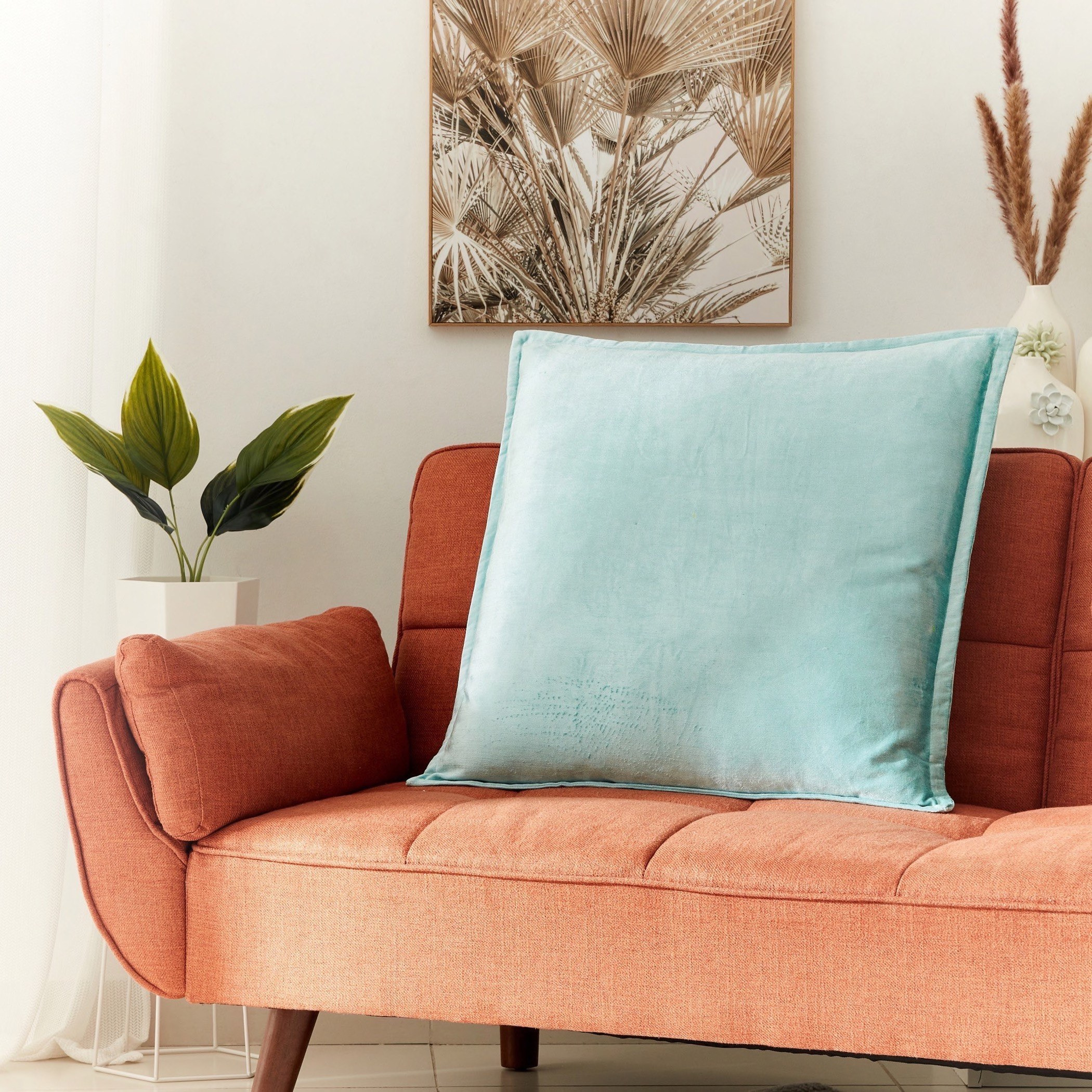 غطاء وسادة مخملي فيسكوز من جليز - 65x65 سم-hbxhomeware-cushionsandcovers-cushioncovers-image-1