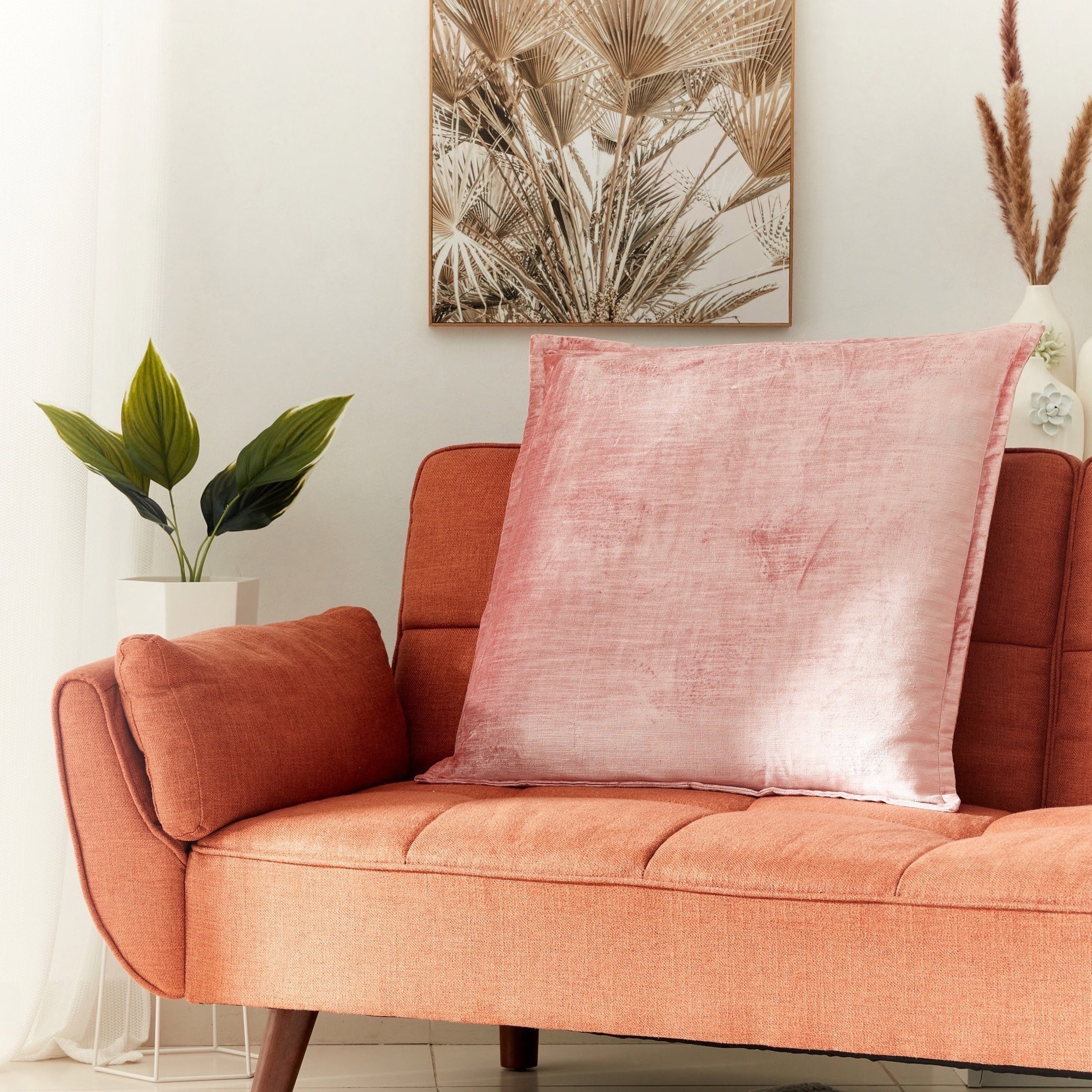 غطاء وسادة مخملي فيسكوز من جليز - 65x65 سم-hbxhomeware-cushionsandcovers-cushioncovers-image-1