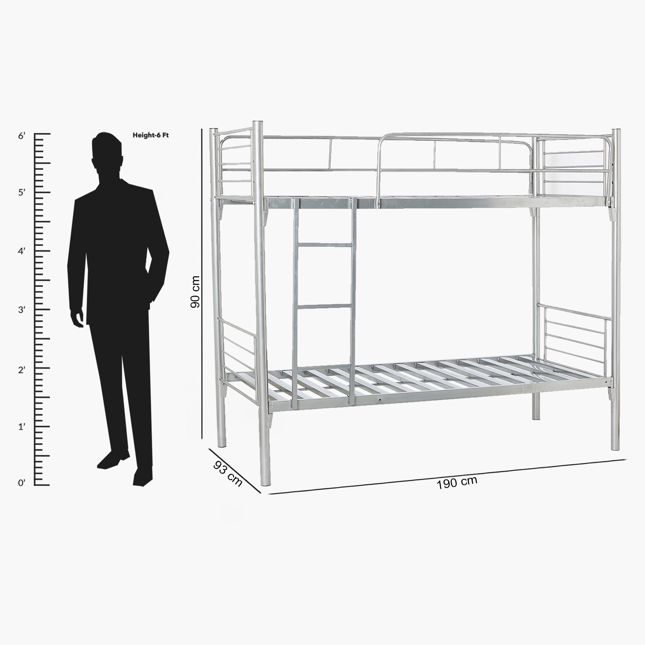 Standard size bunk deals beds