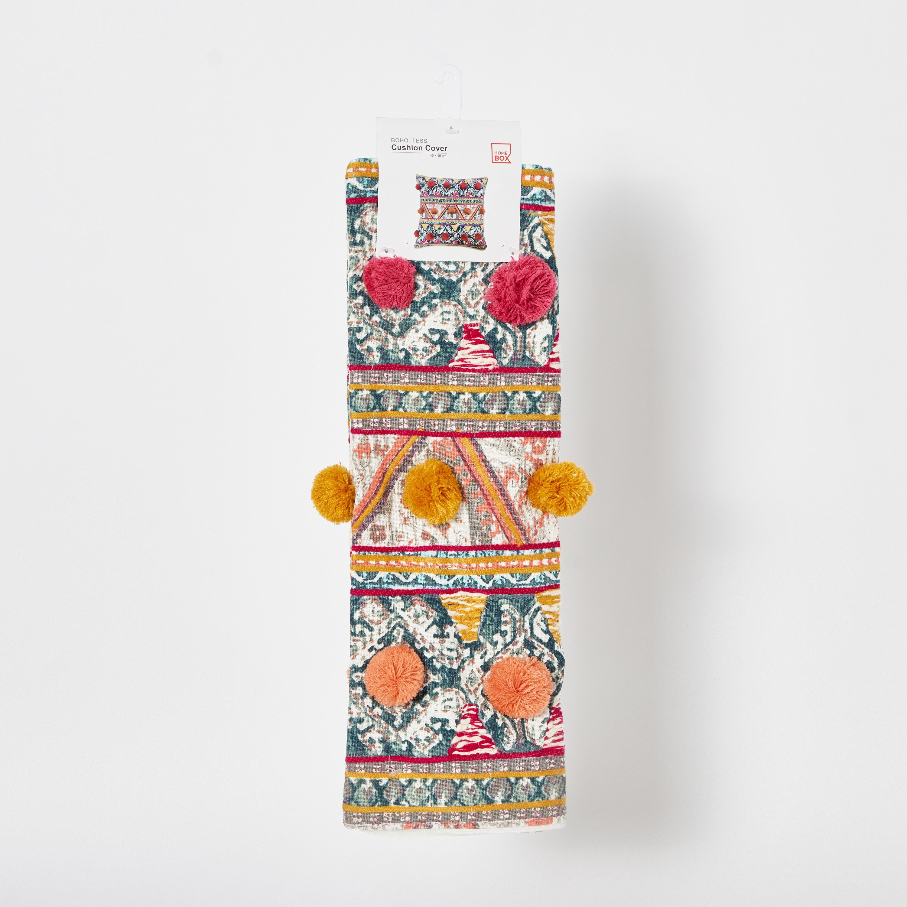 Boho Tess Embellished Cushion Cover - 45x45 cm-hbxhomeware-cushionsandcovers-cushioncovers-image-5