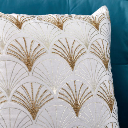 Maverick Orian Embellished Cushion Cover - 45x45 cms