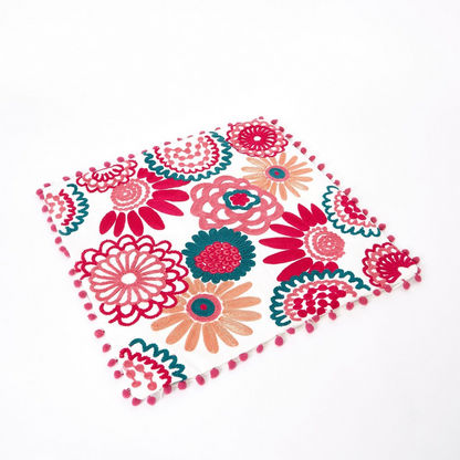 Iris Embellished Cushion Cover - 45x45 cms
