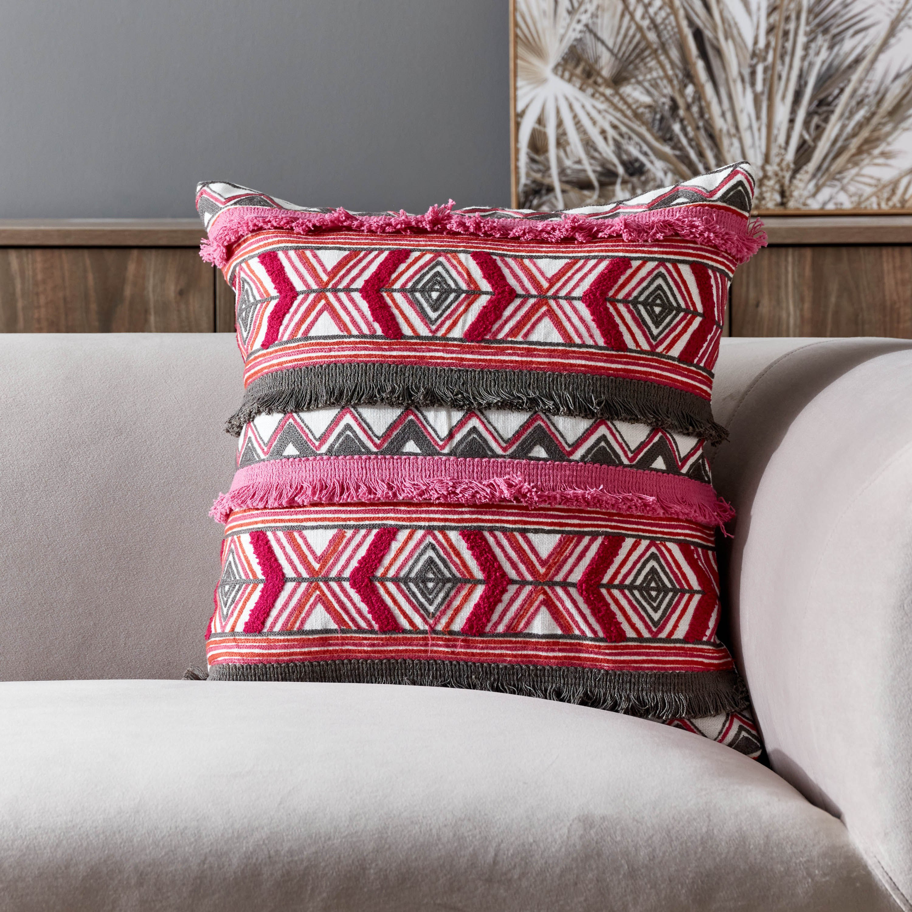 غطاء وسادة مزيّن من مارلي - 45x45 سم-hbxhomeware-cushionsandcovers-cushioncovers-image-1