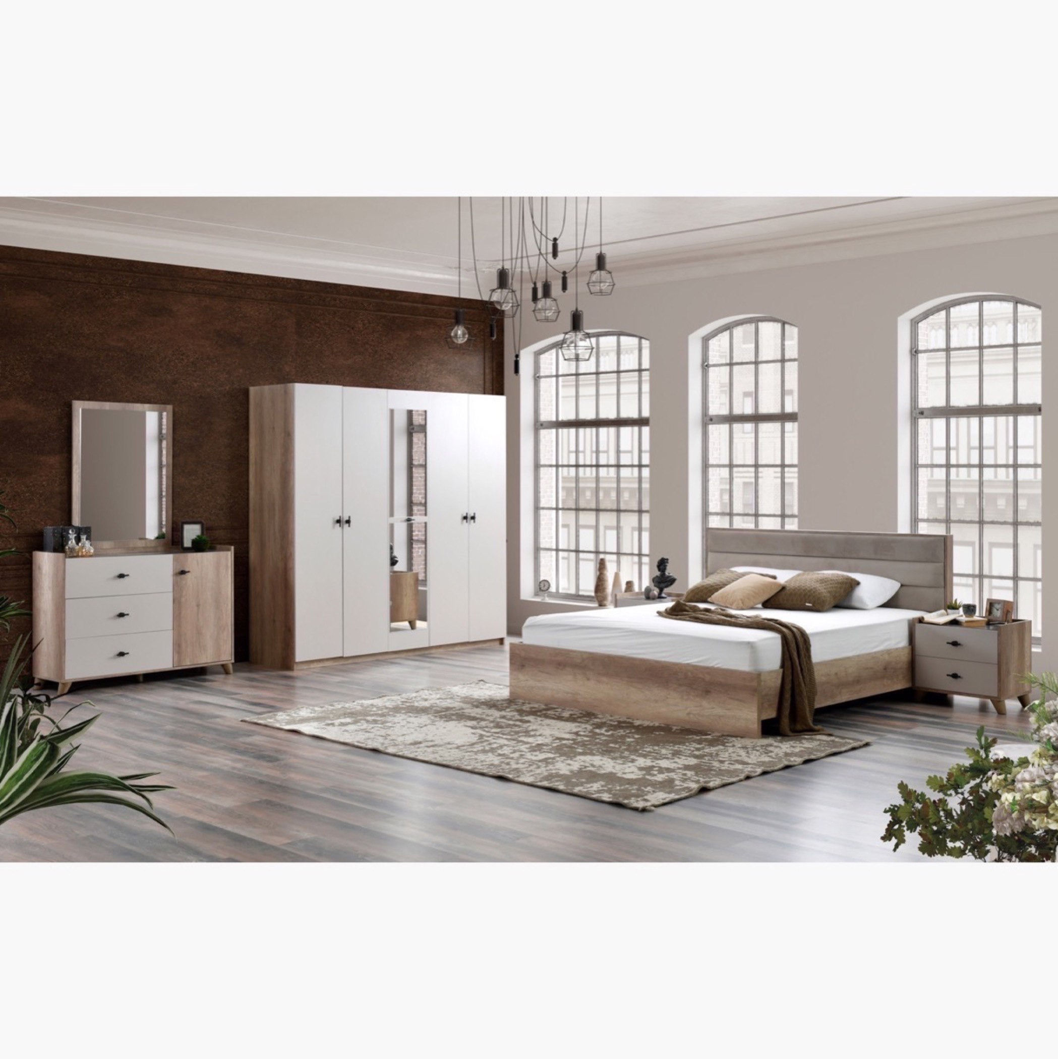 خزانة ملابس 5 أبواب بمرآة من ألاسكا-hbxfurniture-wardrobes-image-6