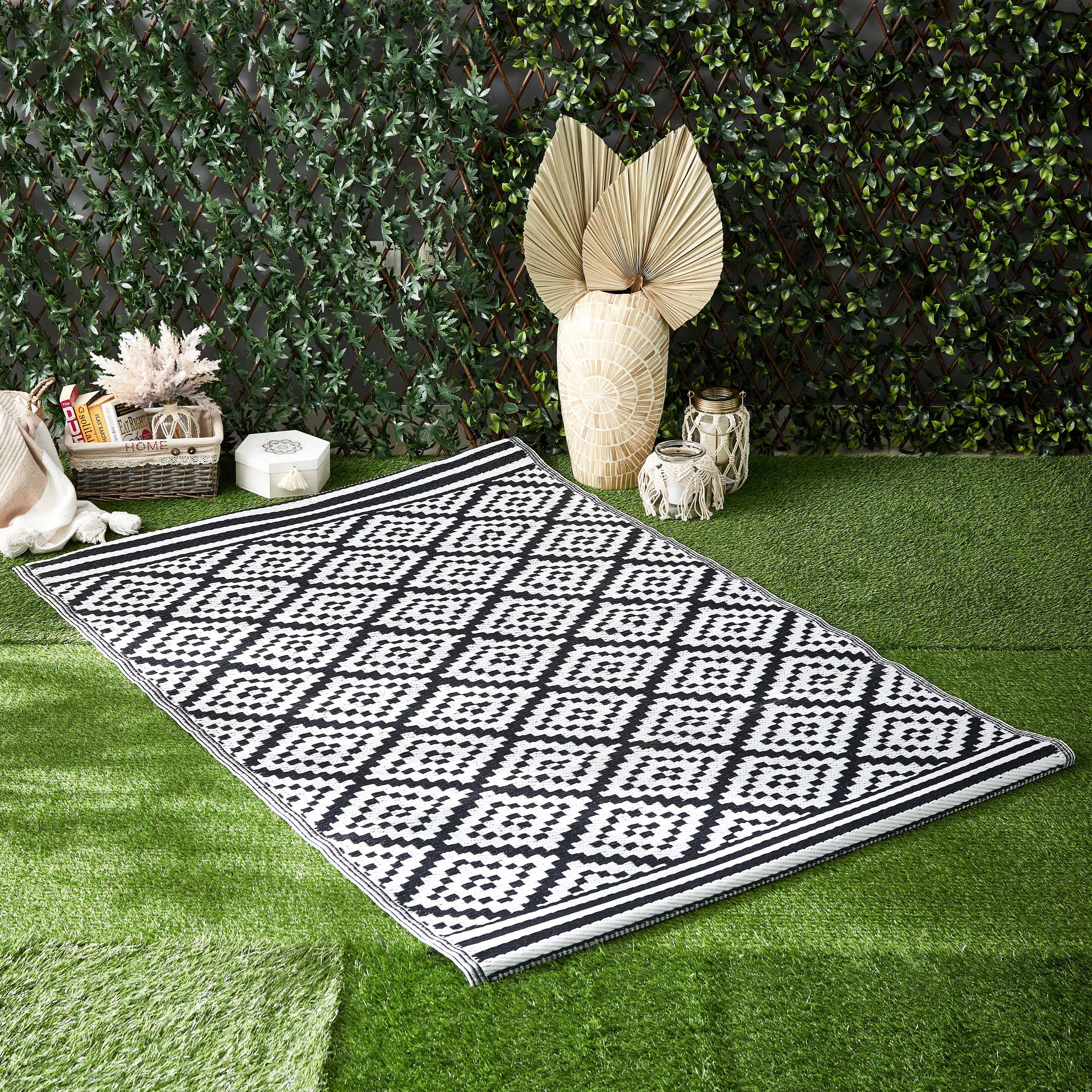 Arlo Geo Outdoor Indoor Polypropylene Mat - 120x180 cm-PROMO_HB_AE_B1G1_250925-image-1