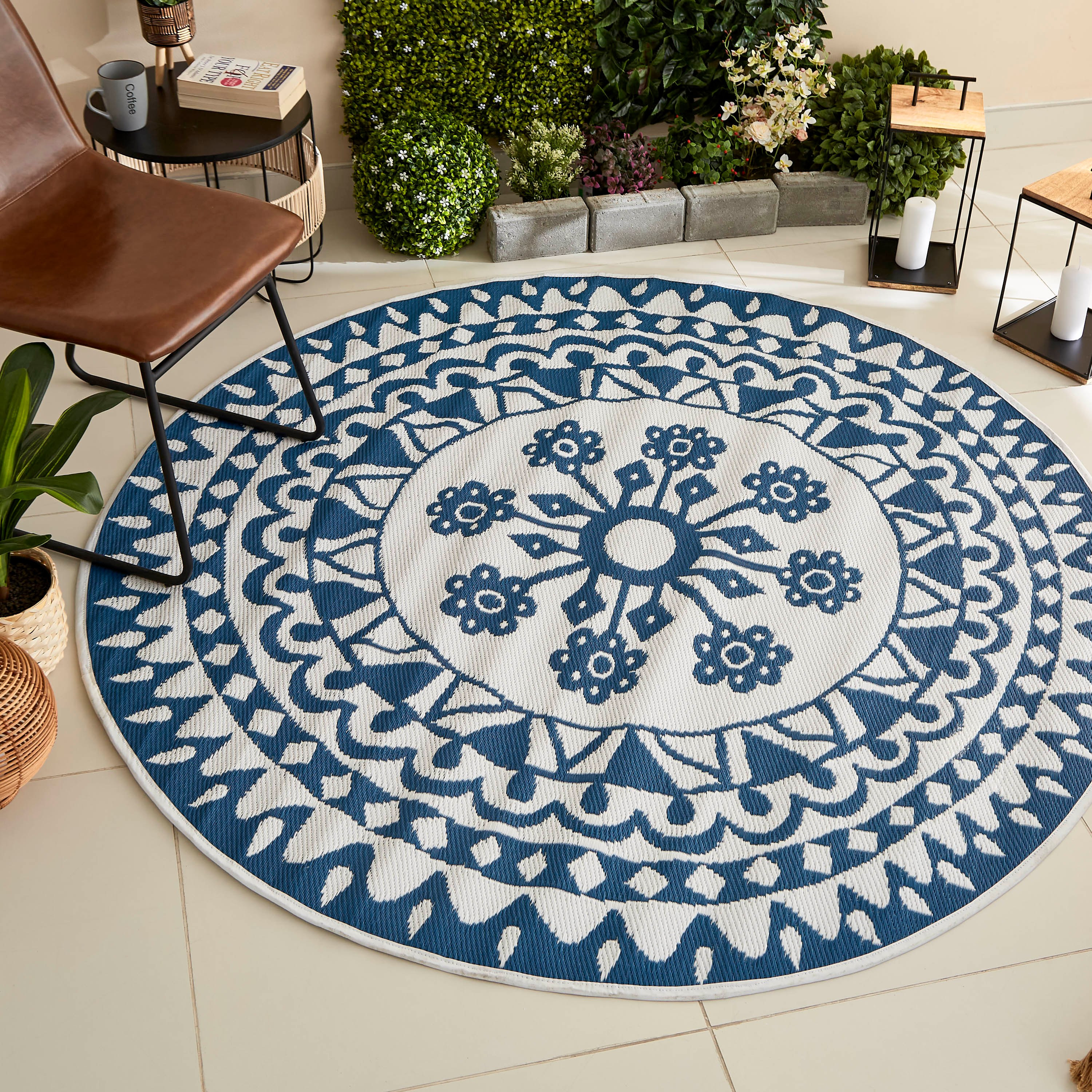 Arlo Mila Outdoor Indoor Round Mat - 180 cm-hbxhomeware-hbxlivingroom-image-1
